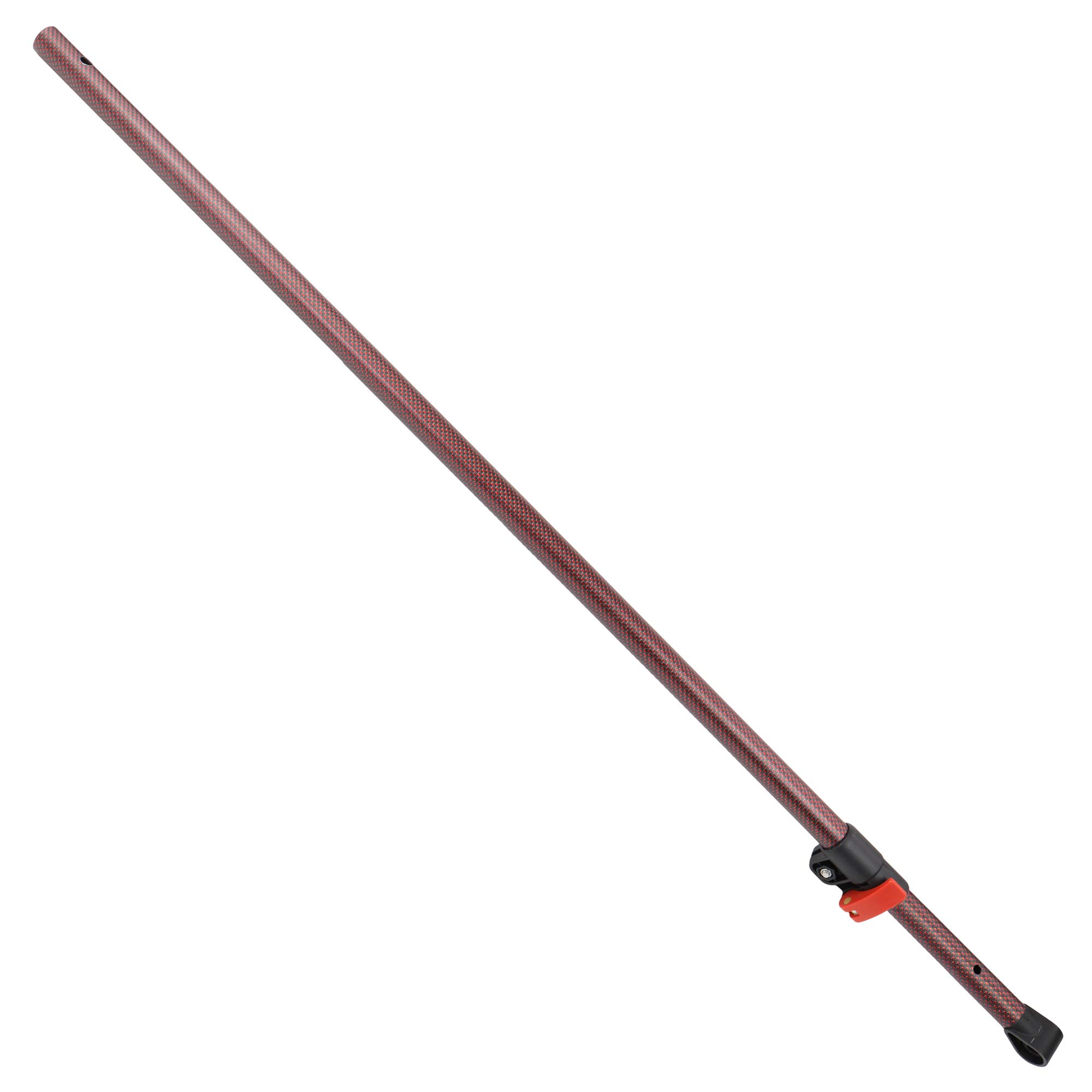 Carbon Fiber Upper & Lower Shaft for Minelab Equinox Metal Detector with Adjustable Arm Cuff - Lightweight Durable Design for Beach Hunting, Gold Prospecting & Treasure Hunting