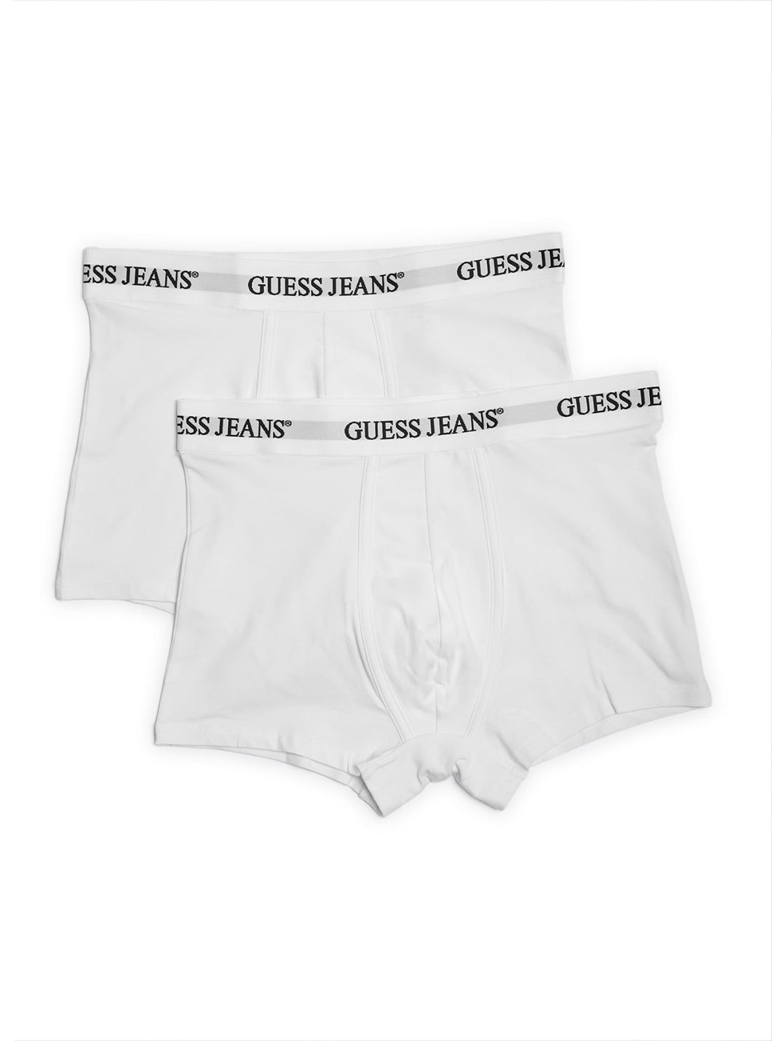 Guess Women's White Cotton 2-Pack Trunks - Soft Comfort Underwear for Everyday Wear & Travel