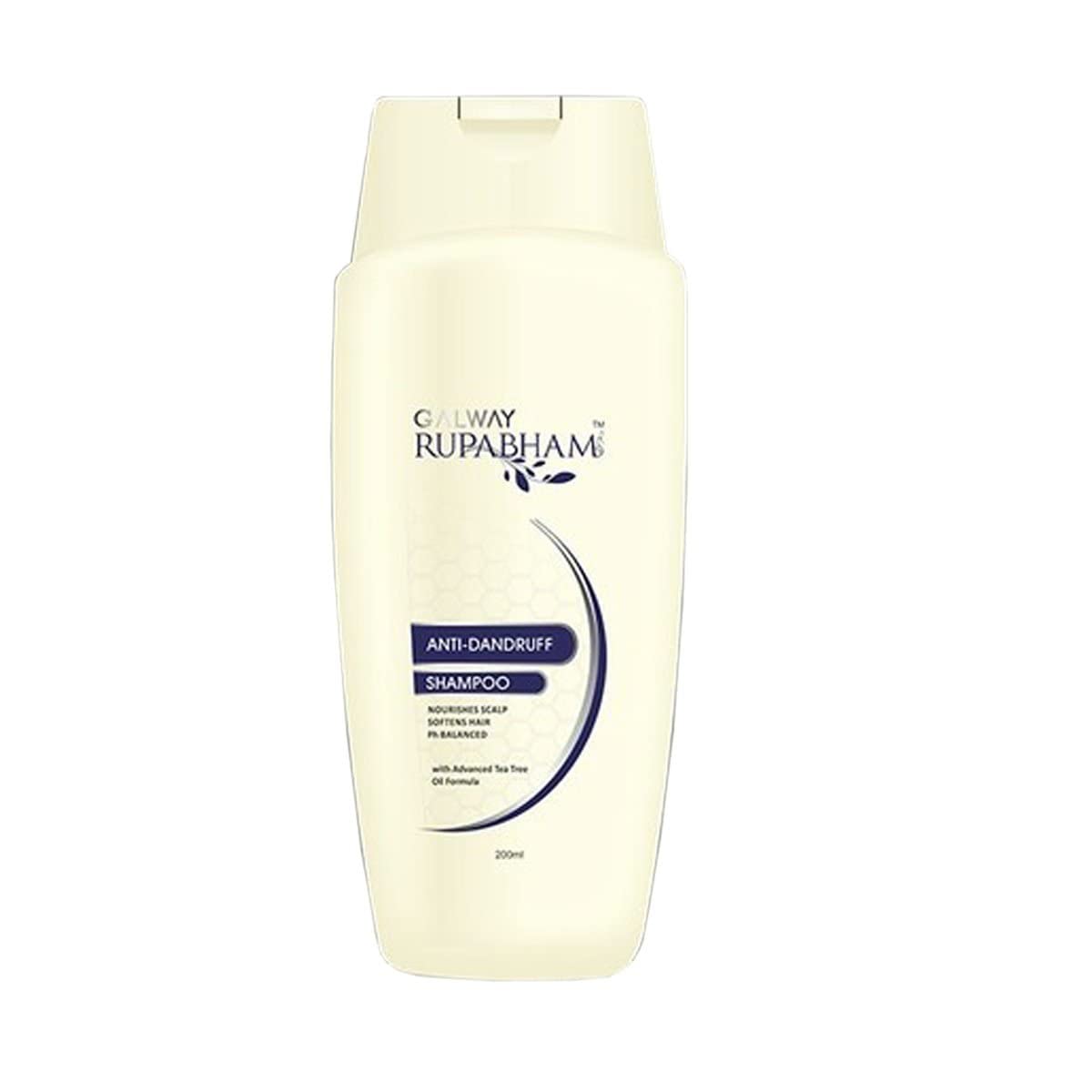 Galway Anti-Dandruff Shampoo for Men & Women - 200ml Bottle - Soothes Itchy Scalp & Eliminates Flakes - Perfect for Daily Hair Care Routine