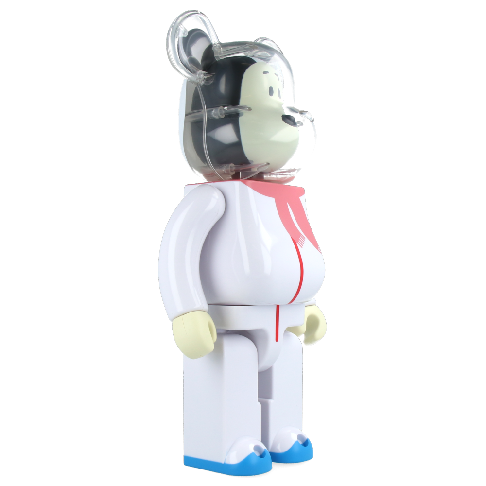 400% Bearbrick Astronaut Snoopy Vinyl Collectible Figure - Limited Edition Art Toy for Display & Home Decor, Perfect for Collectors and Snoopy Fans