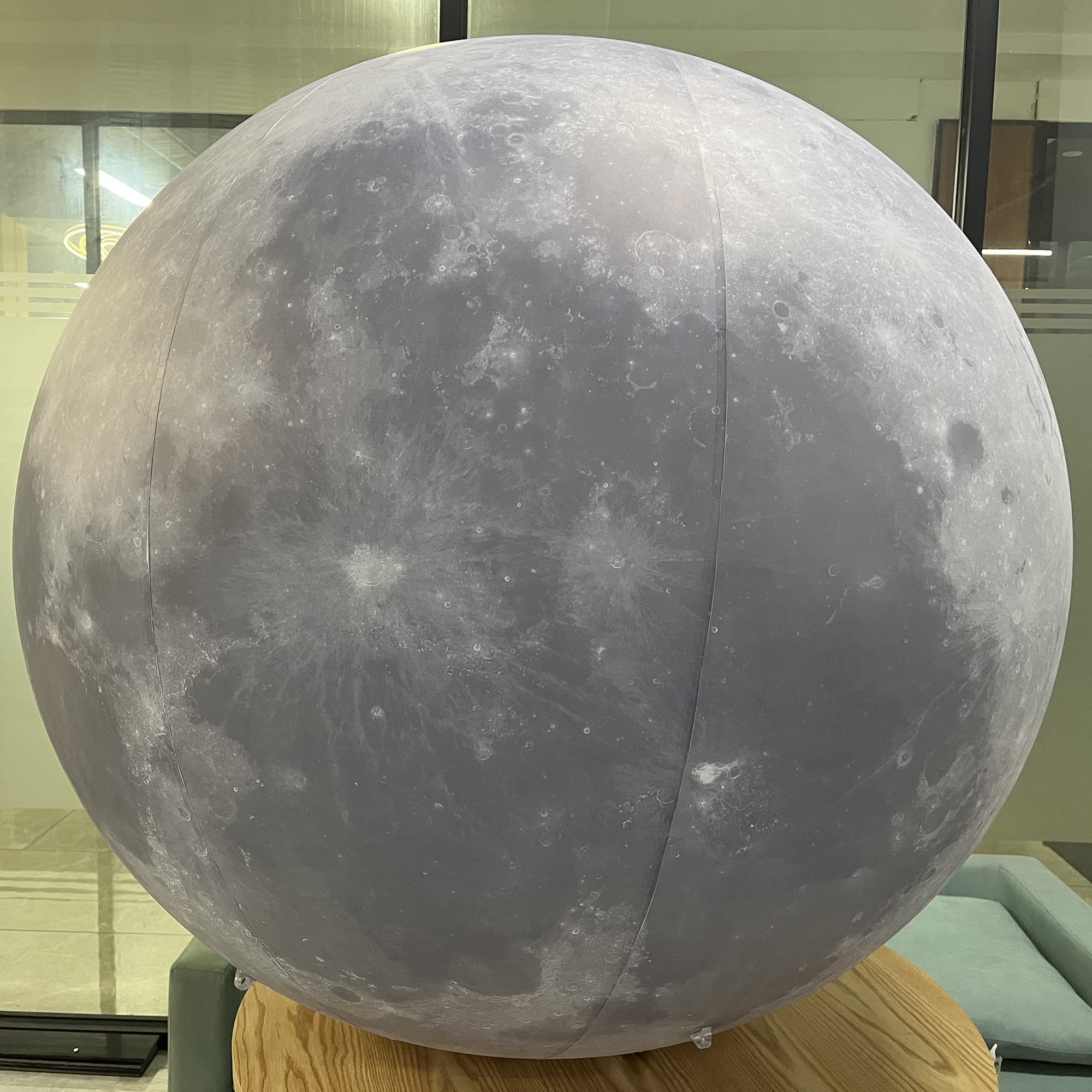 Sayok 40-Inch Large Inflatable Solar System Planets - 0.25mm PVC Moon & Planet Balloons for Classroom, Science Museum & Planetarium Decor | Astronomy Education, Space Themed Party & Kids Learning Activities