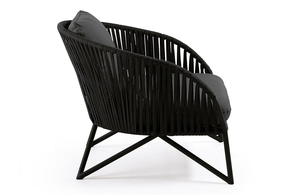 Como Branzie Armchair - Modern Accent Chair for Living Room, Bedroom & Office - Stylish Upholstered Lounge Chair with Wooden Legs - Perfect for Reading, Relaxing & Decorating Your Home