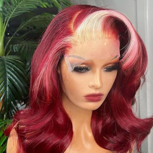Highlight Blonde Red Loose Wave Wig