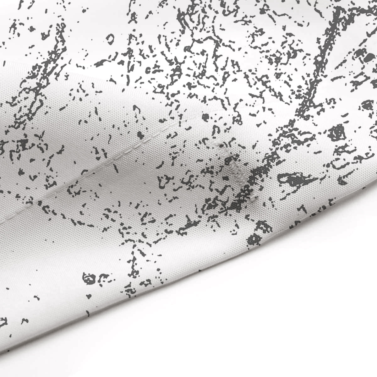 Apple Blossom Shower Curtain - Large Gray Sketch Floral Bathroom Decor for Modern Farmhouse or Boho Style Homes