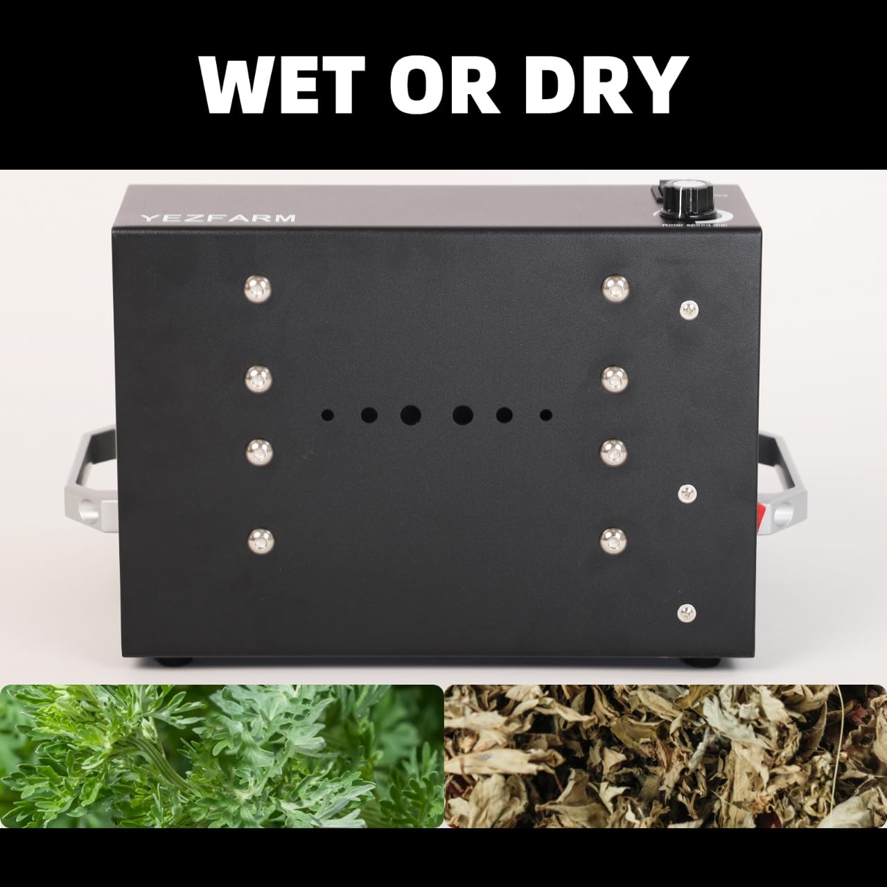 12 Inch Bud Bucker Machine - Electric Bud Trimmer & Debudder for Wet/Dry Hydroponic Harvesting (Black) | Perfect for Cannabis, Hemp & Herb Processing - Home Growers & Commercial Use
