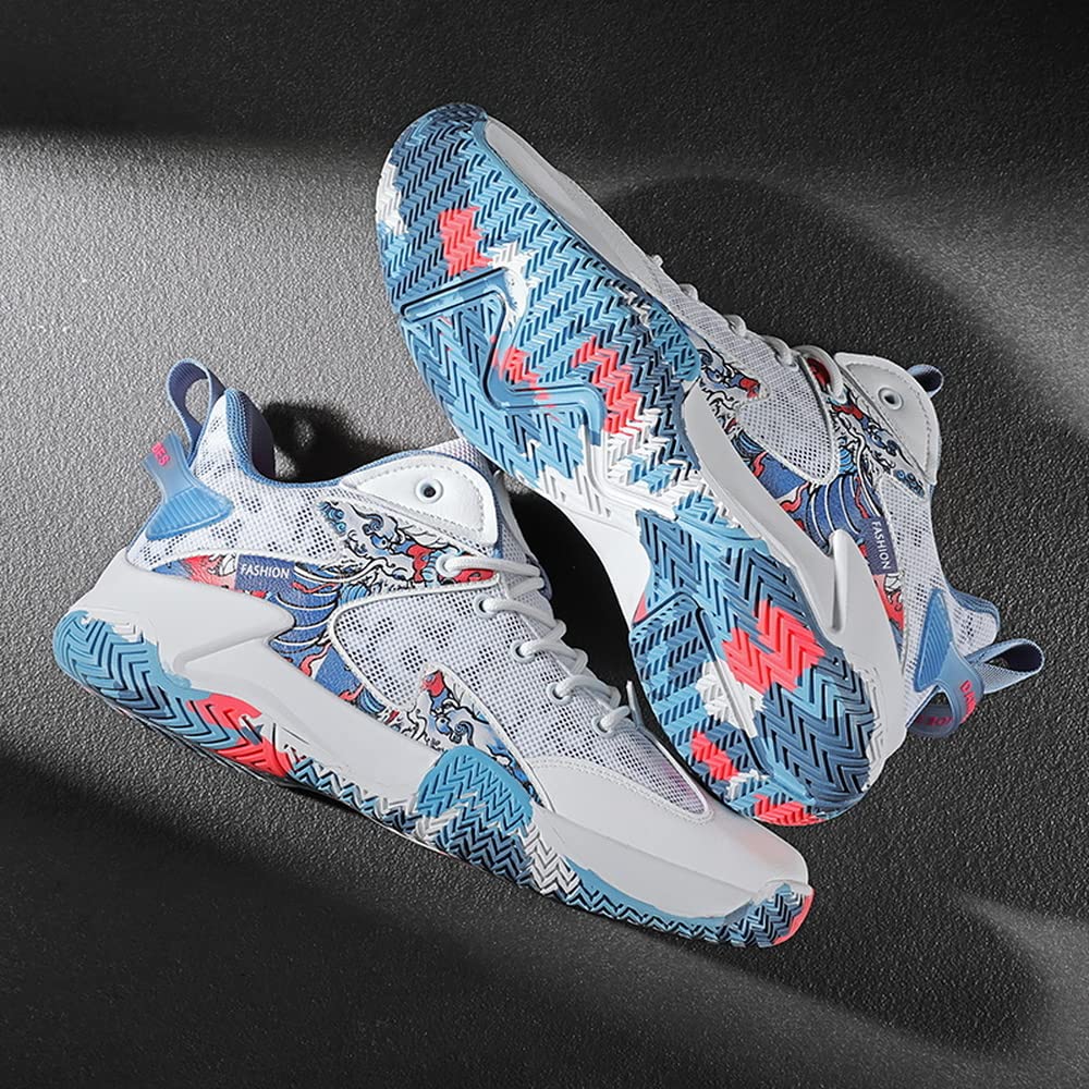 Men's Running Shoes - Lightweight Sports Sneakers for Outdoor Training & Basketball | Perfect for Gym, Jogging & Court Play