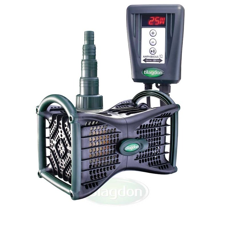 Blagdon Amphibious IQ Pump 6000 12000 85w (11,200L/h) - High Performance Submersible Water Pump for Ponds, Fountains & Aquariums - Perfect for Garden, Outdoor & Indoor Water Features