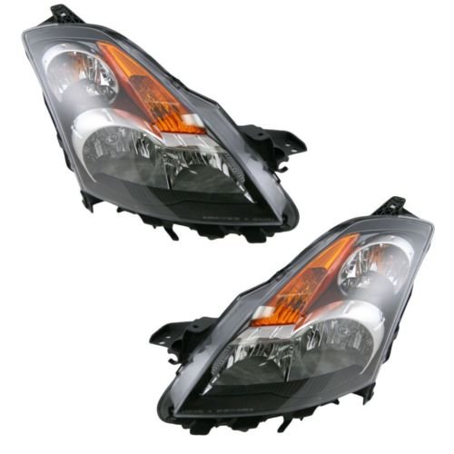 New Headlights Headlamps Pair Set for 2007-2009 Nissan Altima - Left & Right Replacement Lamps - Perfect for Night Driving & Foggy Conditions