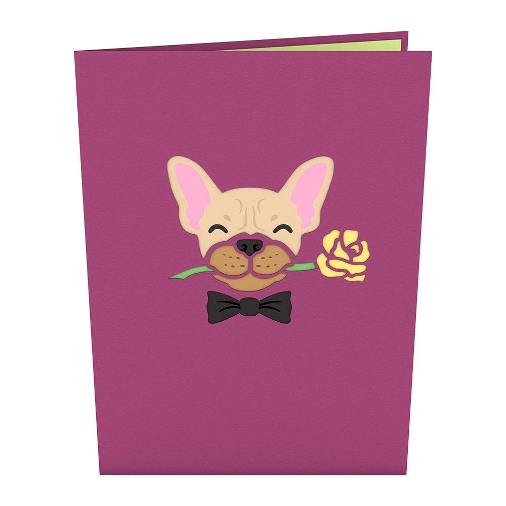 Lovepop 3D Pop-Up Greeting Card - Adorable Love Dog Design for Birthdays, Anniversaries & Valentine's Day | Perfect Romantic Gift for Dog Lovers