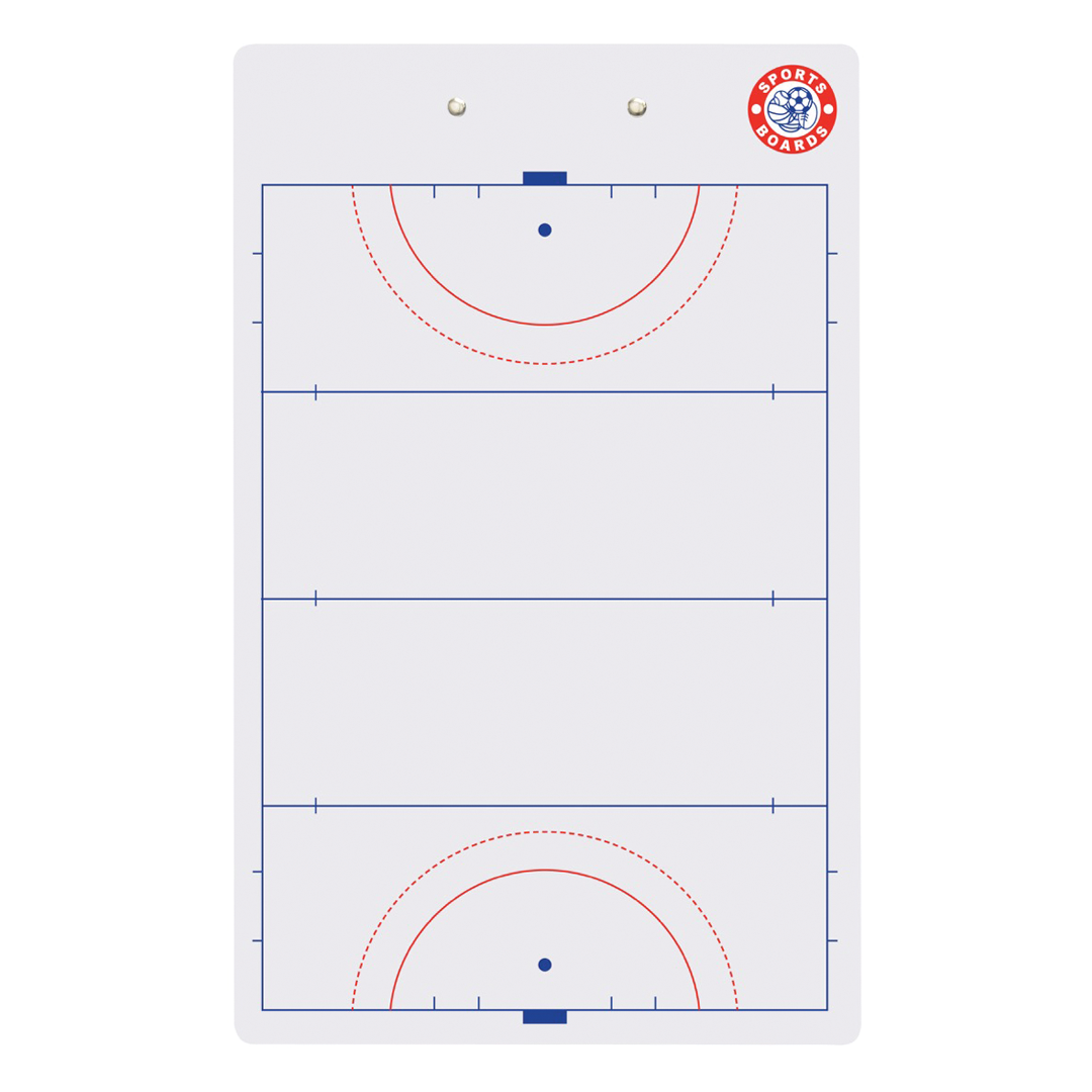 Hockey Coaches Clipboard - Dry Erase Coaching Board with Clip & Strap - Perfect for Ice Hockey Practice, Games & Strategy Sessions