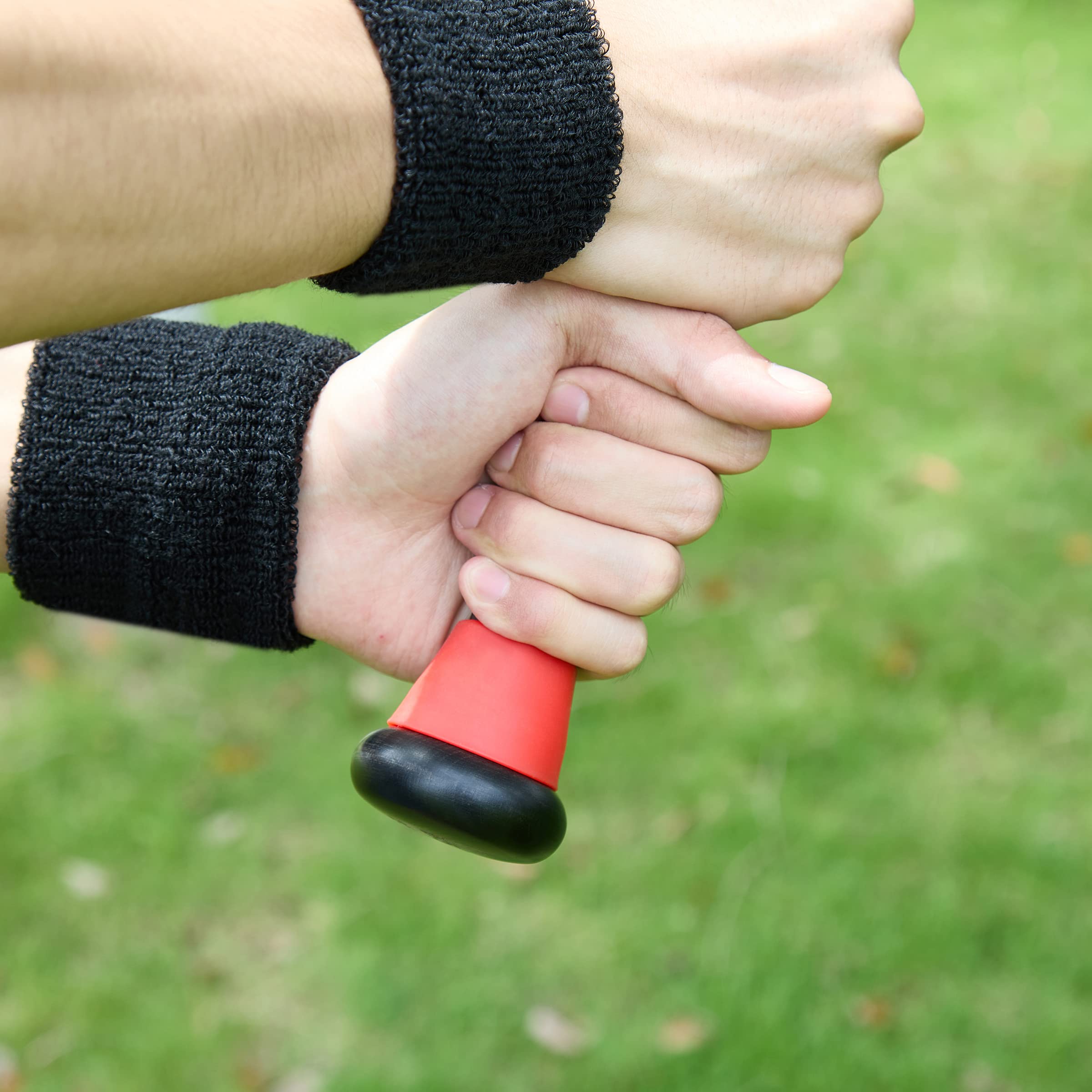 Premium Bat Grip Choke Up Rings - 8 Pack Baseball Training Rings with 2 Wrist Protectors for Better Swing Control & Comfort | Perfect for Baseball, Softball & Batting Practice