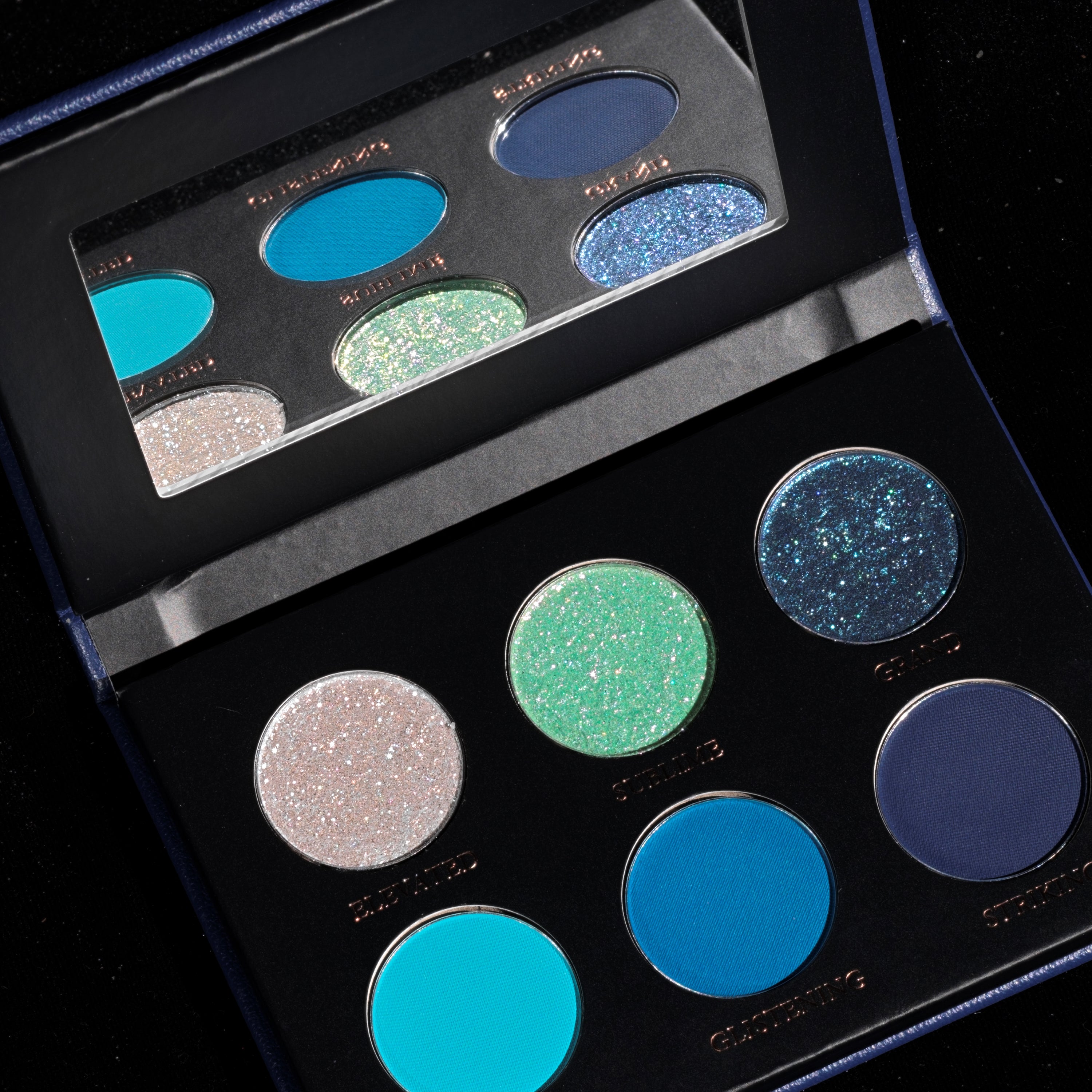 Elevated Eyes Mini Eyeshadow Palette - 12 Pigmented Matte & Shimmer Shades | Vegan & Cruelty-Free | Perfect for Travel, Everyday Makeup & Professional Looks
