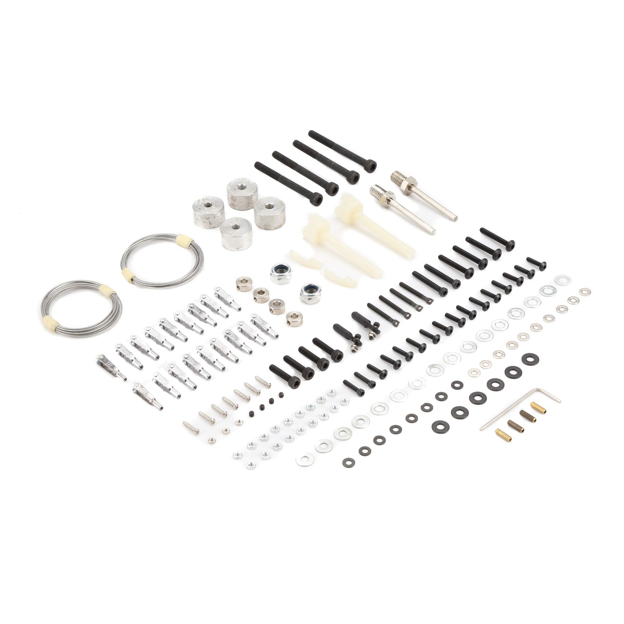 Hangar 9 Valiant 30cc ARF Airplane Hardware Set - HAN506010 - Complete Linkages & Mounting Kit for RC Aircraft Assembly & Maintenance