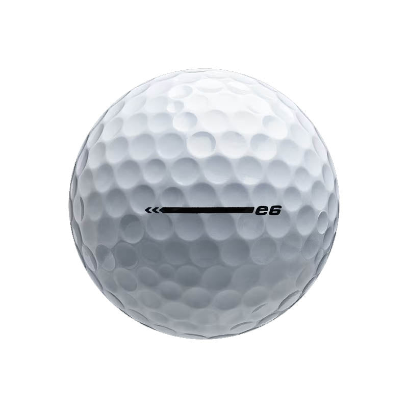 Bridgestone e6 Golf Balls - 12 Pack | Soft Feel, Long Distance & Straight Flight | Perfect for Recreational Golfers & Weekend Players