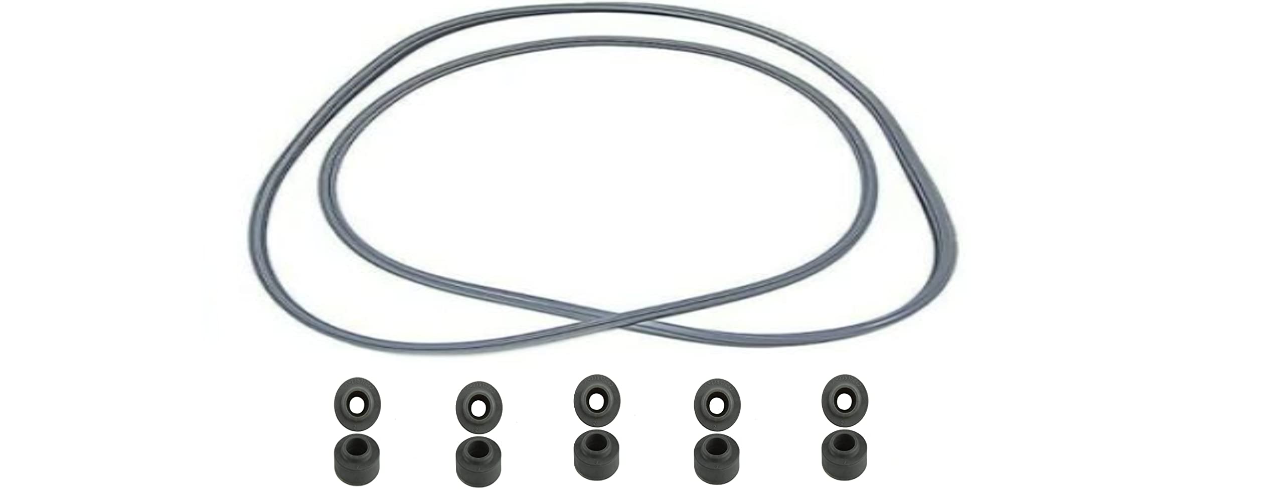 Detroit Diesel 12.7L Oil Pan Isolator with Gasket - Compatible with 08929102, 23517242 - Perfect for Engine Repair & Maintenance
