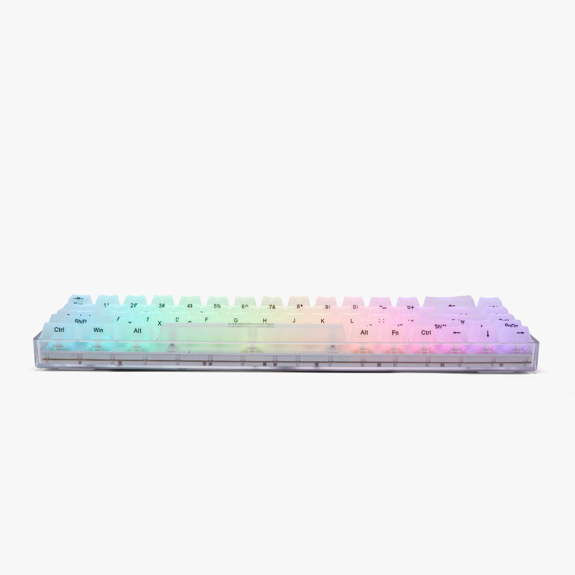 Higround Basecamp 65% Mechanical Gaming Keyboard with OPAL Silent Glacier Switches - Compact 65% Layout for PC, Mac, Gaming & Office Typing