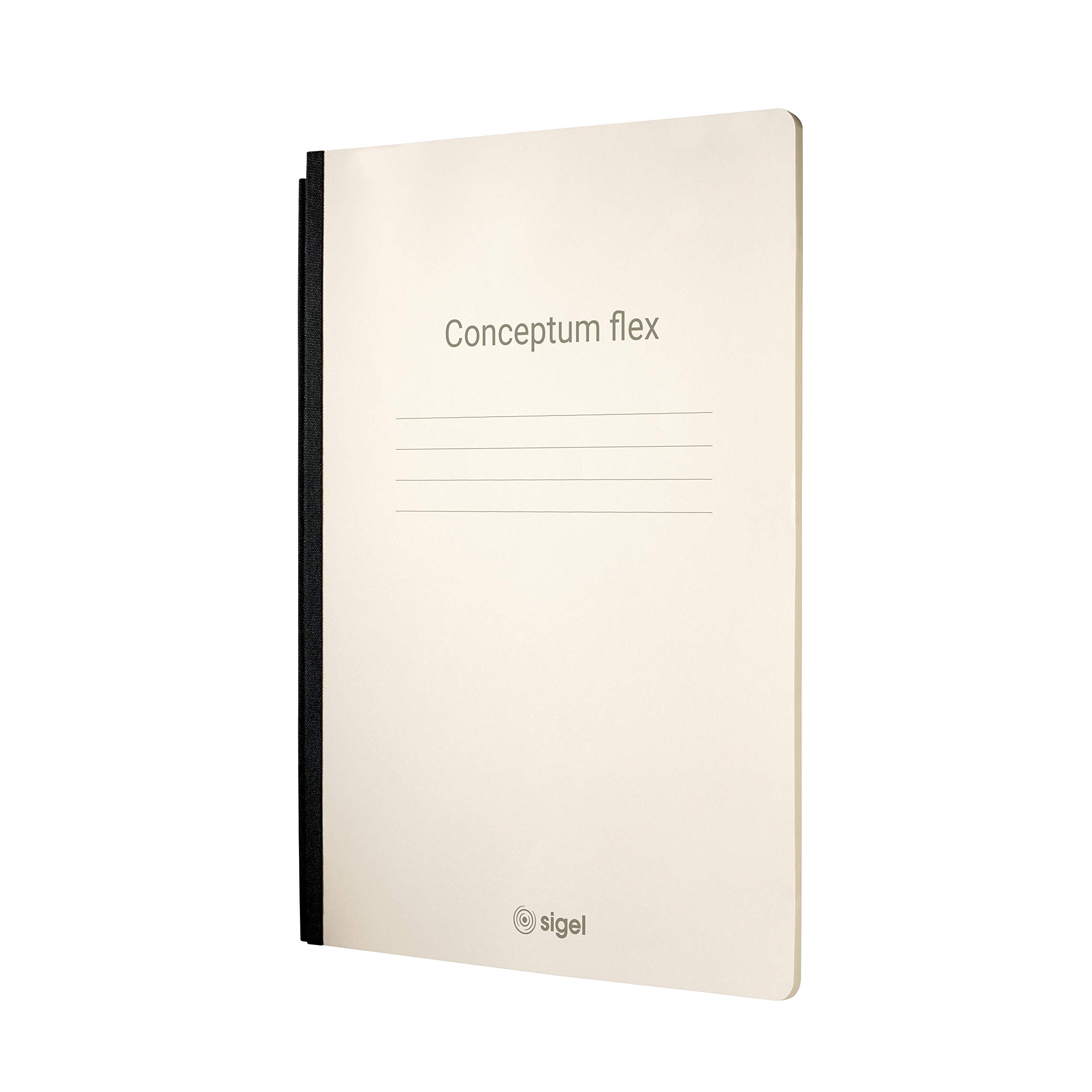 SIGEL CF130 Business Organizer Conceptum Flex - A4 Size Faux Leather Notebook Set (3-Pack) - Perfect for Office, Meetings & Professional Note-Taking
