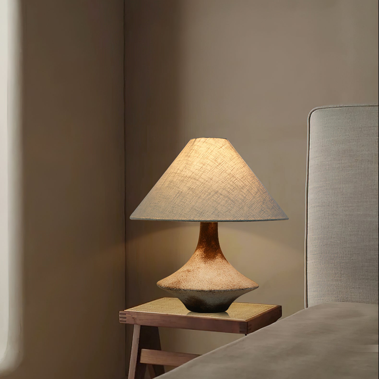 Napa Valley Table Lamp - Modern LED Bedside Lamp with USB Port, Adjustable Brightness for Bedroom, Living Room, and Office Decor