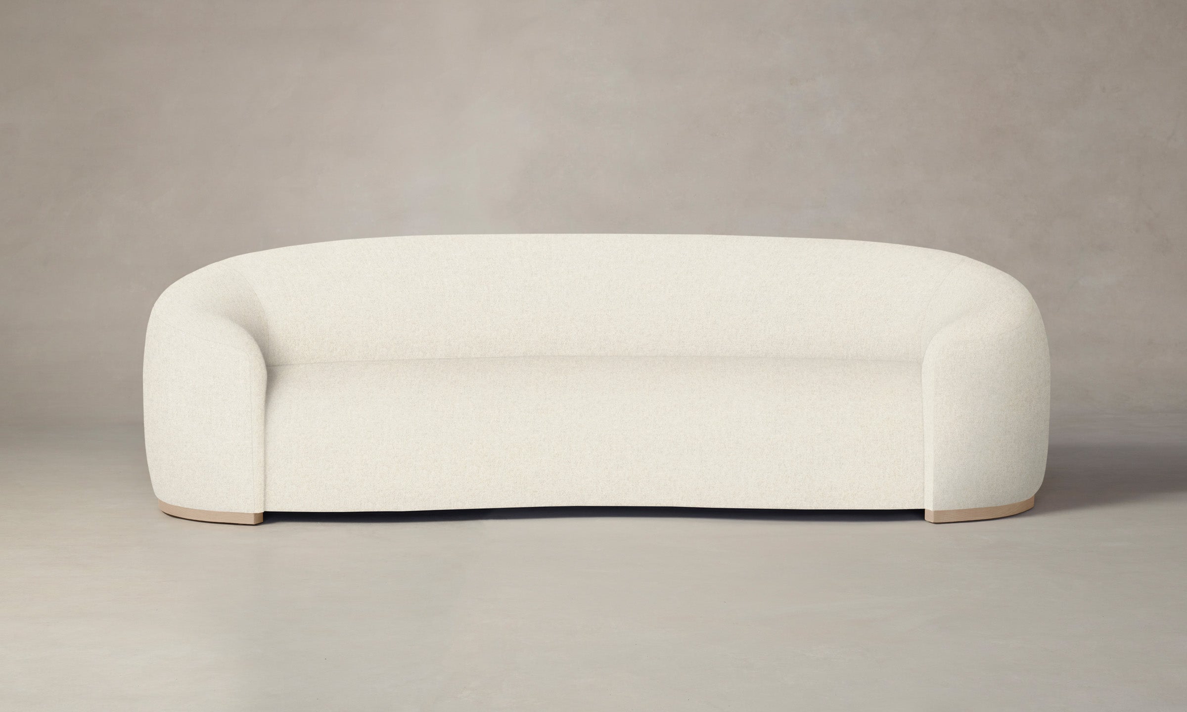 Luxury Chelsea Sofa - Italian Brushed Wool Vanilla Upholstery | Elegant Living Room Furniture for Modern Homes