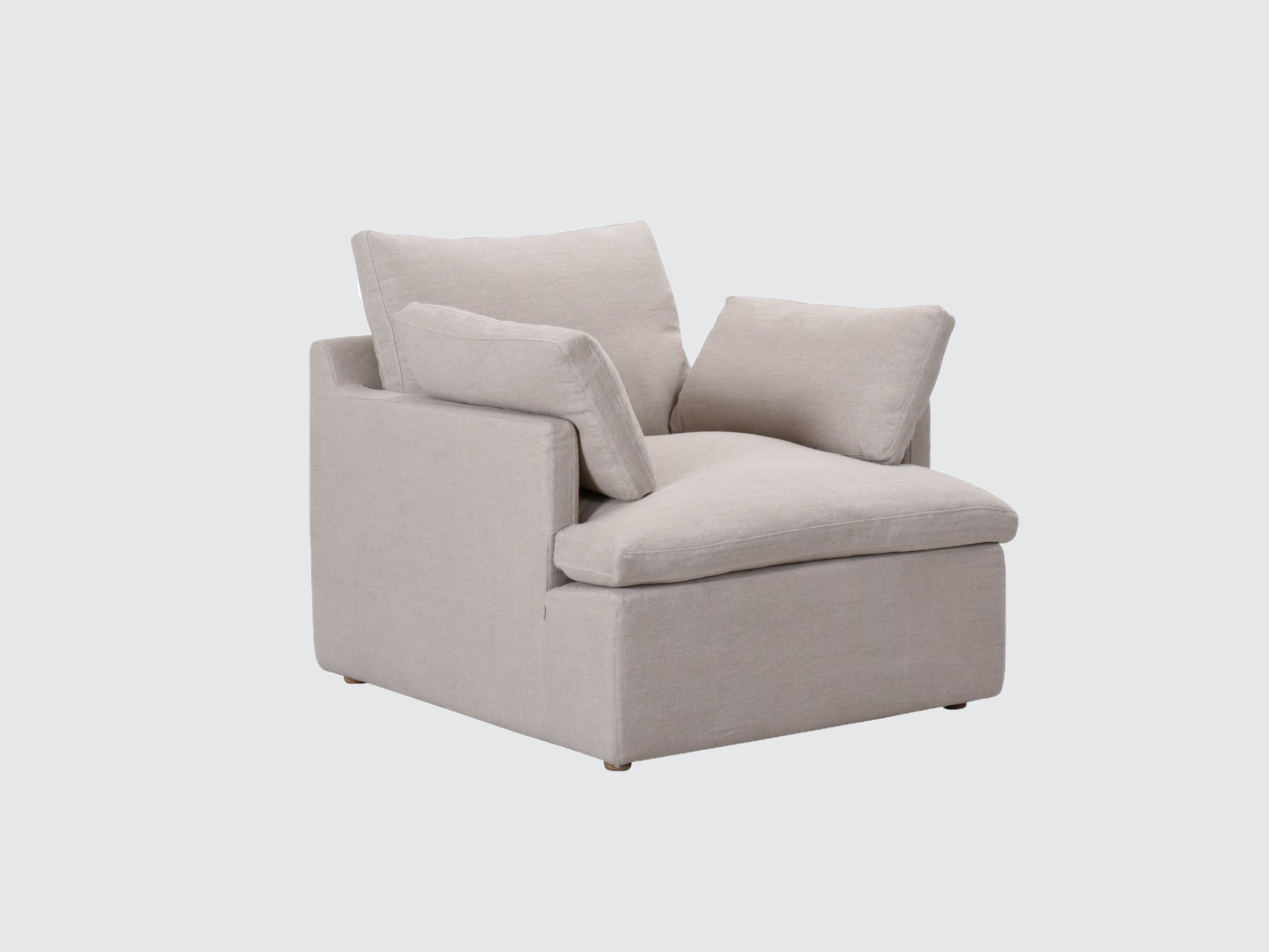 Premium Nest Lounge Chair - Modern Comfortable Accent Chair for Living Room, Bedroom & Office - Perfect for Relaxing, Reading & Napping