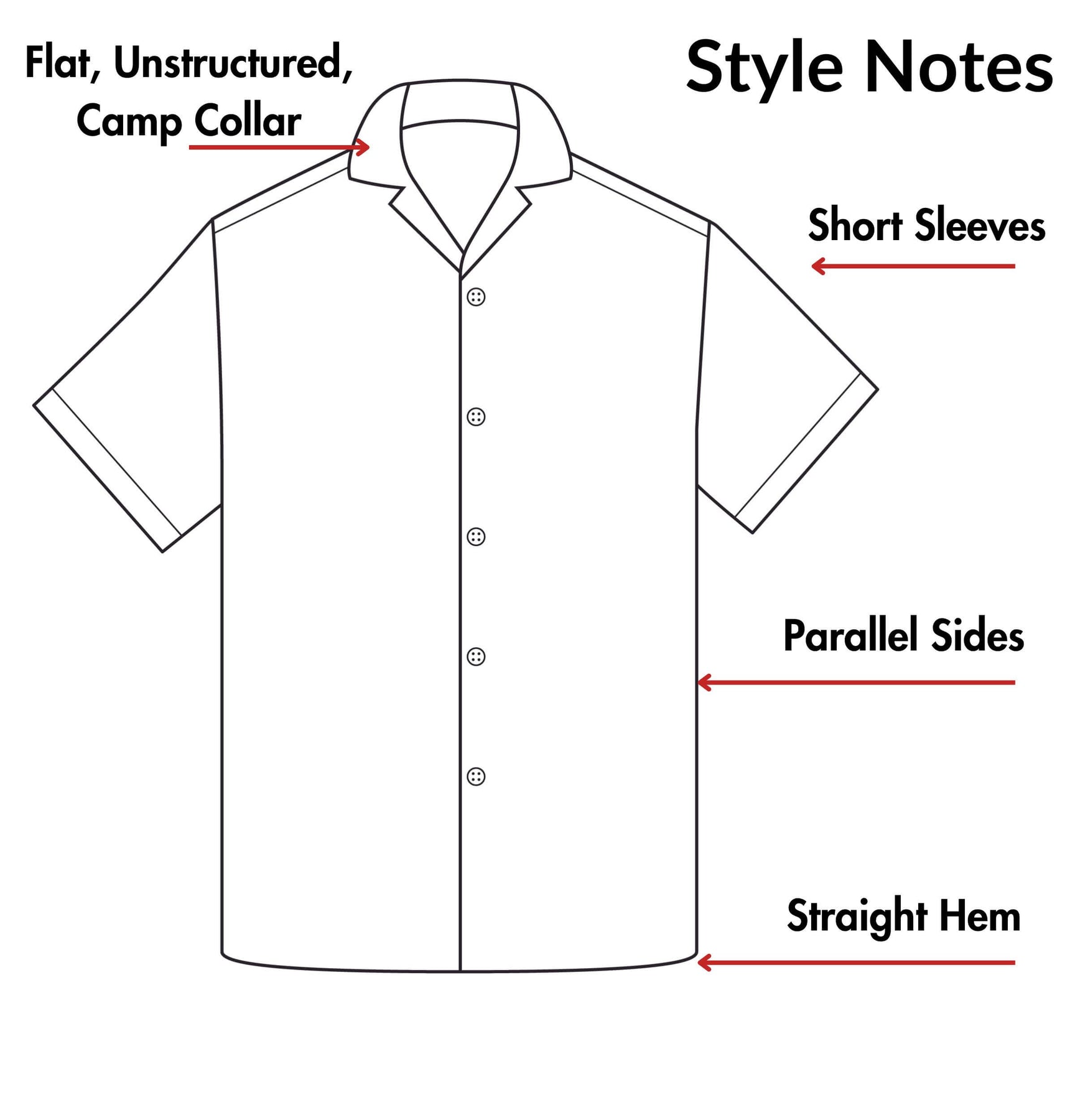 Black Camp Collar Linen Shirt for Men - Breathable Summer Casual Button Down Shirt - Perfect for Beach, Vacation & Outdoor Activities