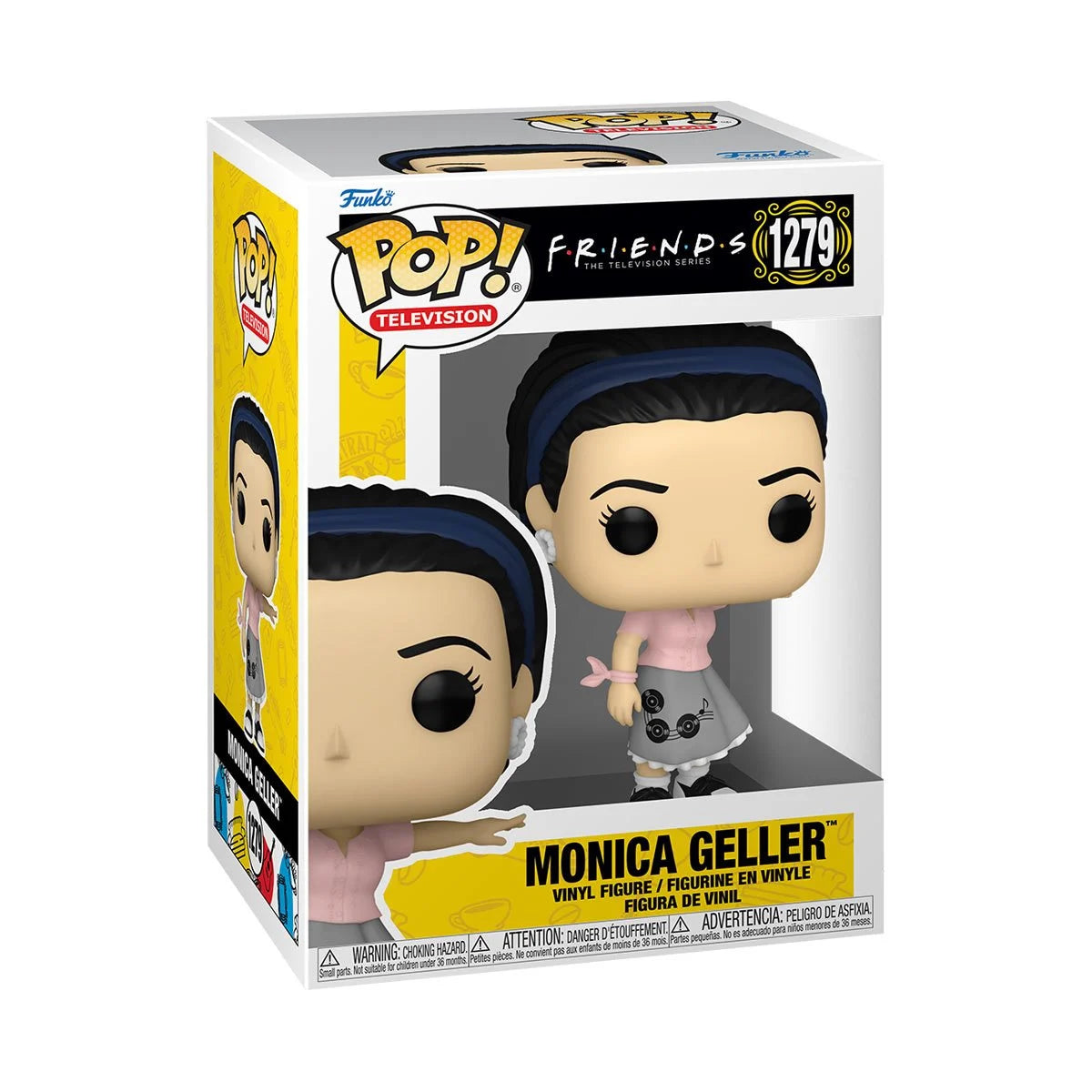 Friends Monica Geller Waitress Funko Pop! Vinyl Figure #1279 - The Perfect Gift for Friends TV Show Fans & Collectors - Great for Home Decor, Office Display, and Pop Culture Collections