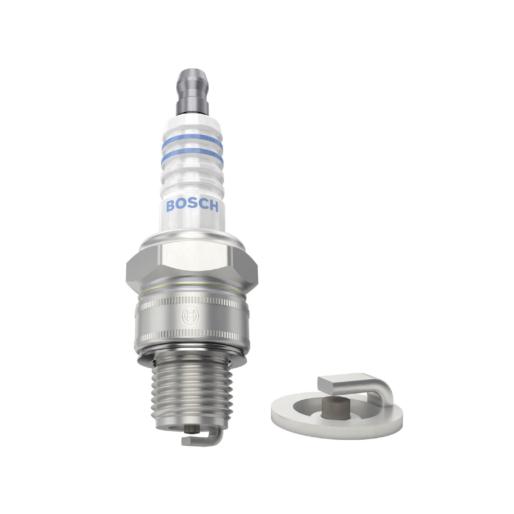 Bosch W7AC Nickel Spark Plug - High Performance Ignition for Cars, Trucks & SUVs - Ideal for Daily Commuting & Long Road Trips