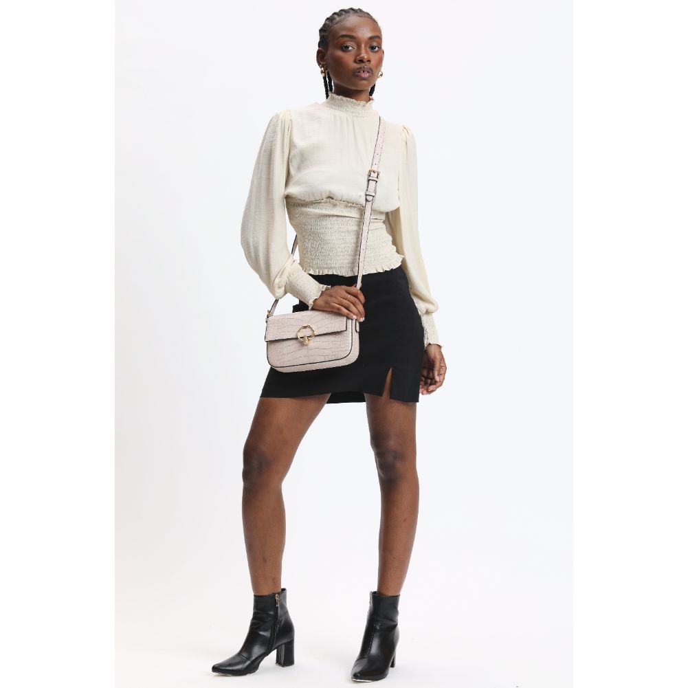 Ryerson Genuine Leather Crocodile Embossed Crossbody Bag for Women - Stylish & Durable Handbag for Daily Use, Work, Travel, and Special Occasions