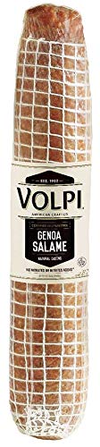 Volpi Genoa Salami - 80oz Bulk Vacuum Pack (5-Pack Case) | Perfect for Charcuterie Boards, Party Platters & Italian Recipes