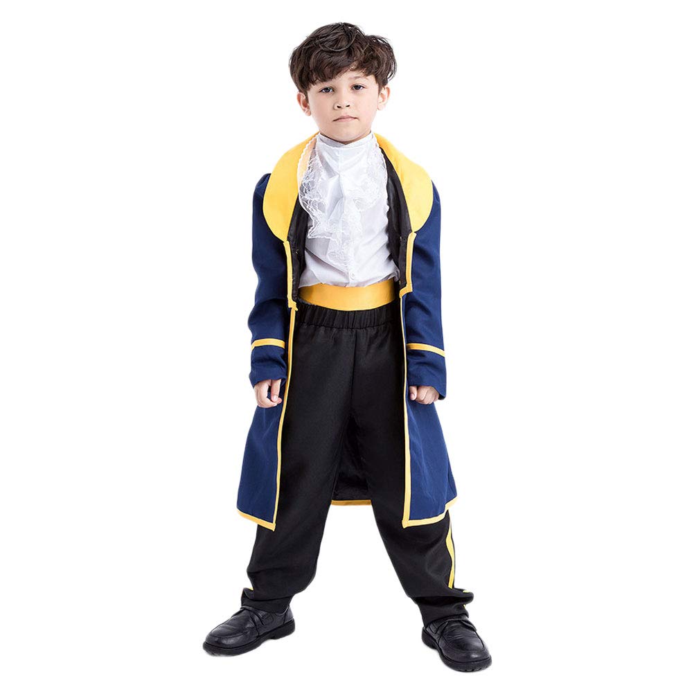 LUOZZY Prince Play Costume for Kids - Funny King Halloween Party Outfit, Masquerade Cosplay Clothing for Boys (Size XL) | Perfect for Halloween, Dress-Up Parties & Themed Events