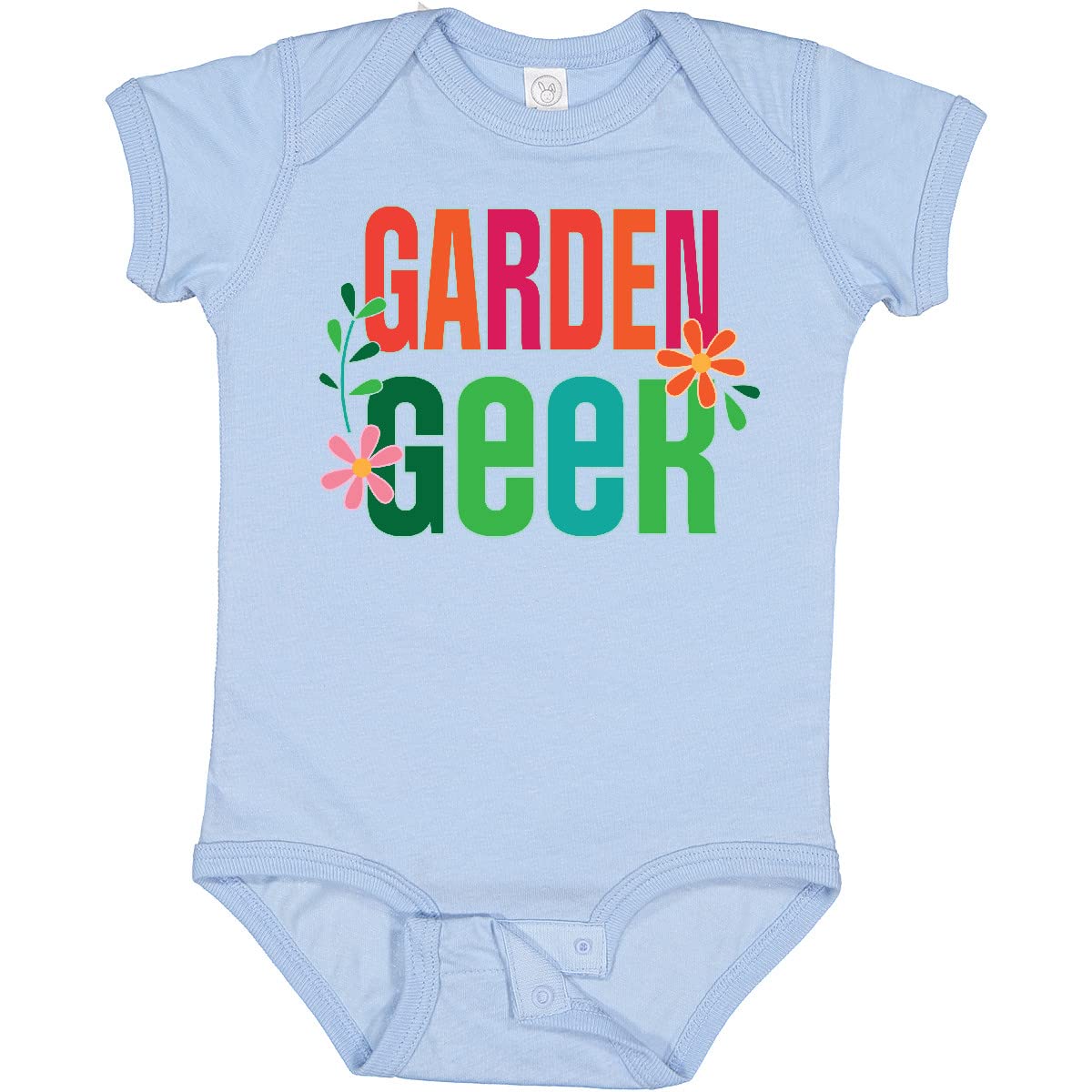 Inktastic Garden Geek Gardening Baby Bodysuit - Cute Organic Cotton Onesie for Infants & Toddlers - Perfect for Outdoor Play, Gardening Activities & Nature Lovers