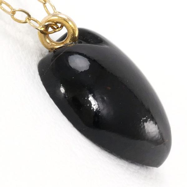 14K Yellow Gold Black Coral Pendant Necklace for Women - Elegant Jewelry Gift for Birthday, Anniversary & Special Occasions