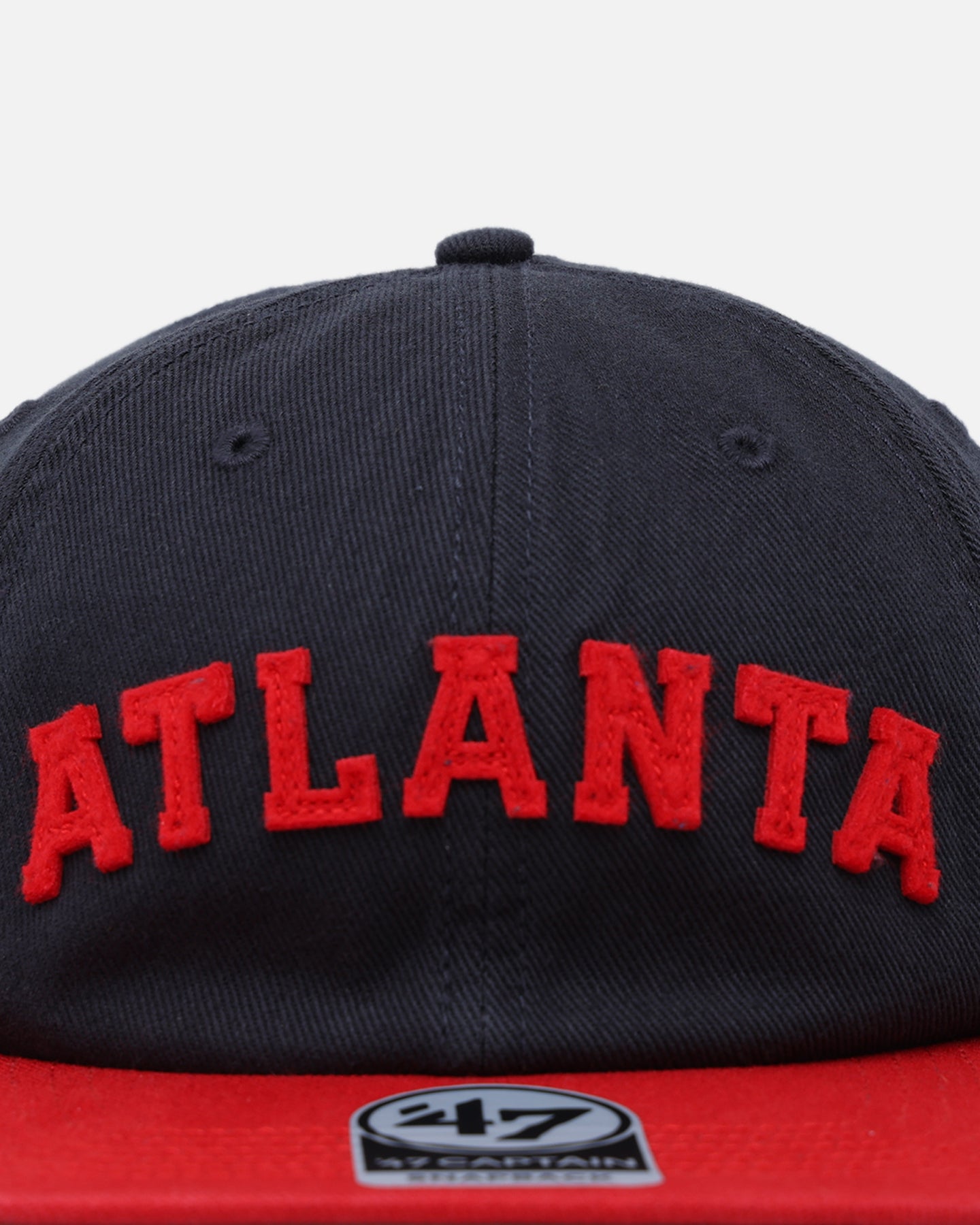47 Brand Atlanta Braves 'Legacy 47 Captain RL' Snapback Hat - Navy Blue Adjustable Baseball Cap for Men & Women - Perfect for Sports Fans, Casual Wear & Game Day Outfits