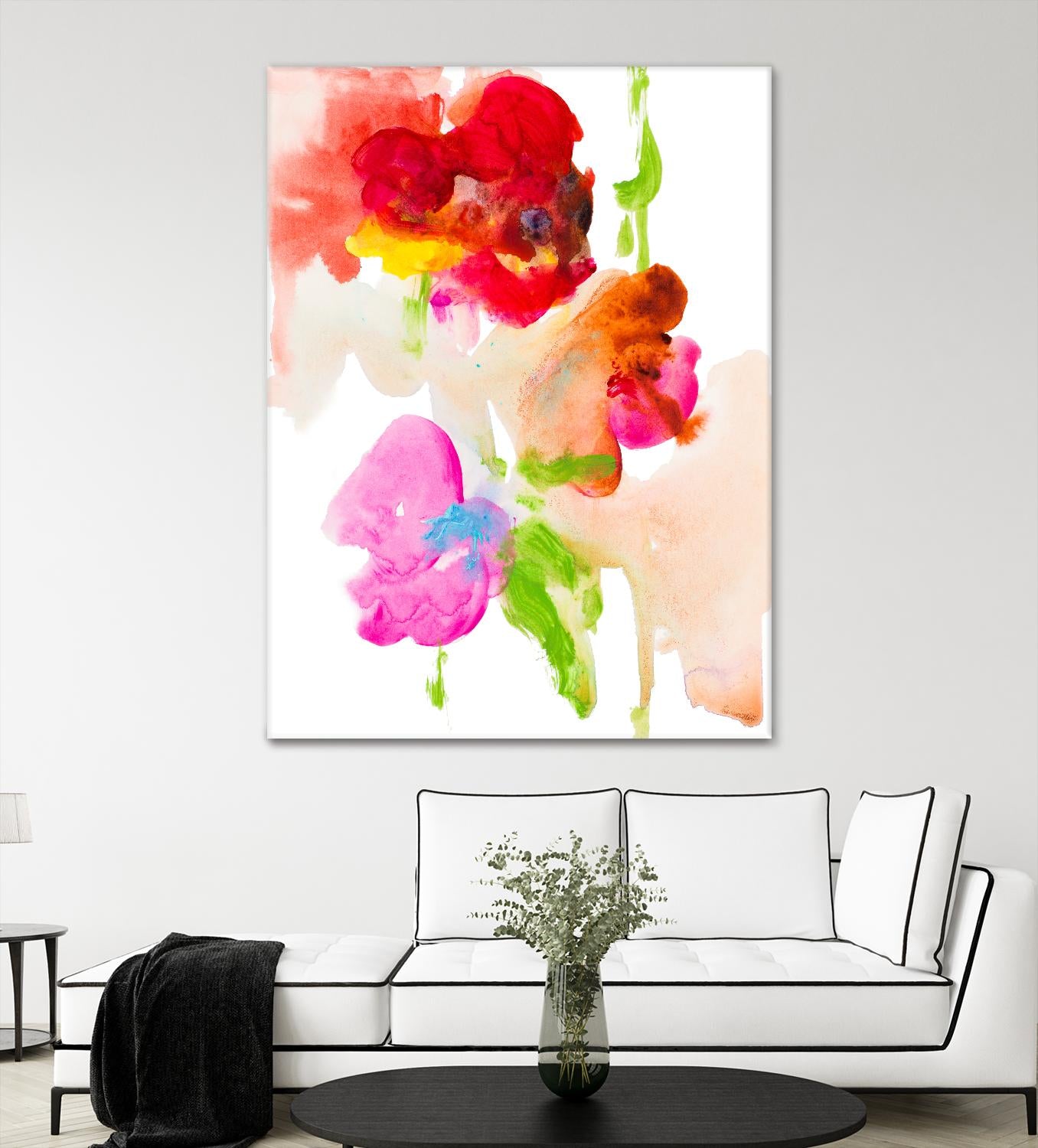 Abstract Flower Study Art Print - Modern Botanical Wall Decor for Living Room, Bedroom & Office | Perfect for Home Decor & Gifting