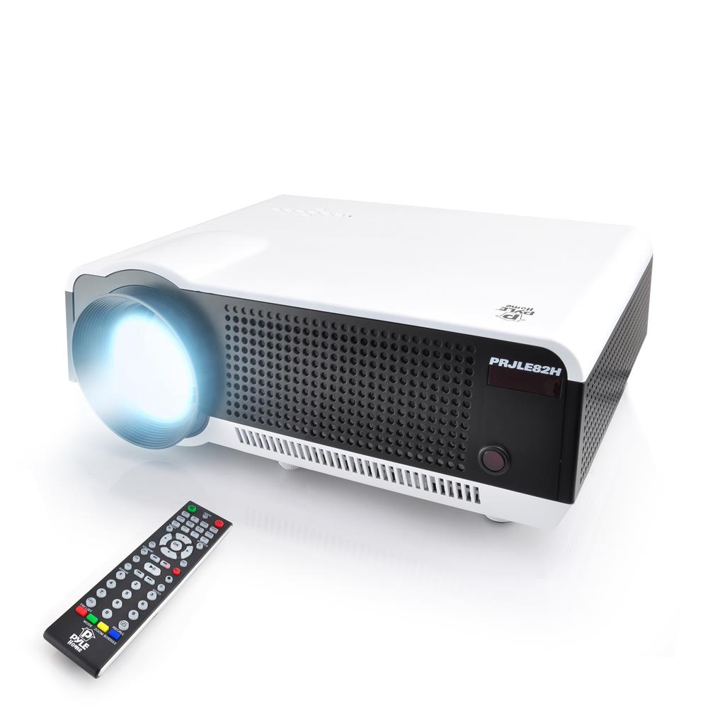 4K LED Projector with Built-in Speakers - HD Home Theater Movie Projector for Outdoor Movies, Gaming, and Presentations | Portable & Wireless for Indoor/Outdoor Use