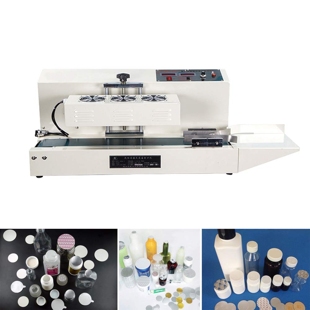TECHTONGDA LGYF-1500A Continuous Electromagnetic Induction Sealer - Bottle Cap Sealing Machine for 20-50mm Diameter Caps (220V) | Perfect for Home Brewing, DIY Projects & Small Business Packaging