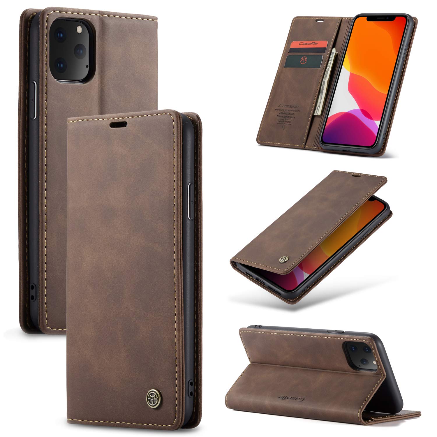 Premium Leather Wallet Case for iPhone 11 Pro Max (6.5