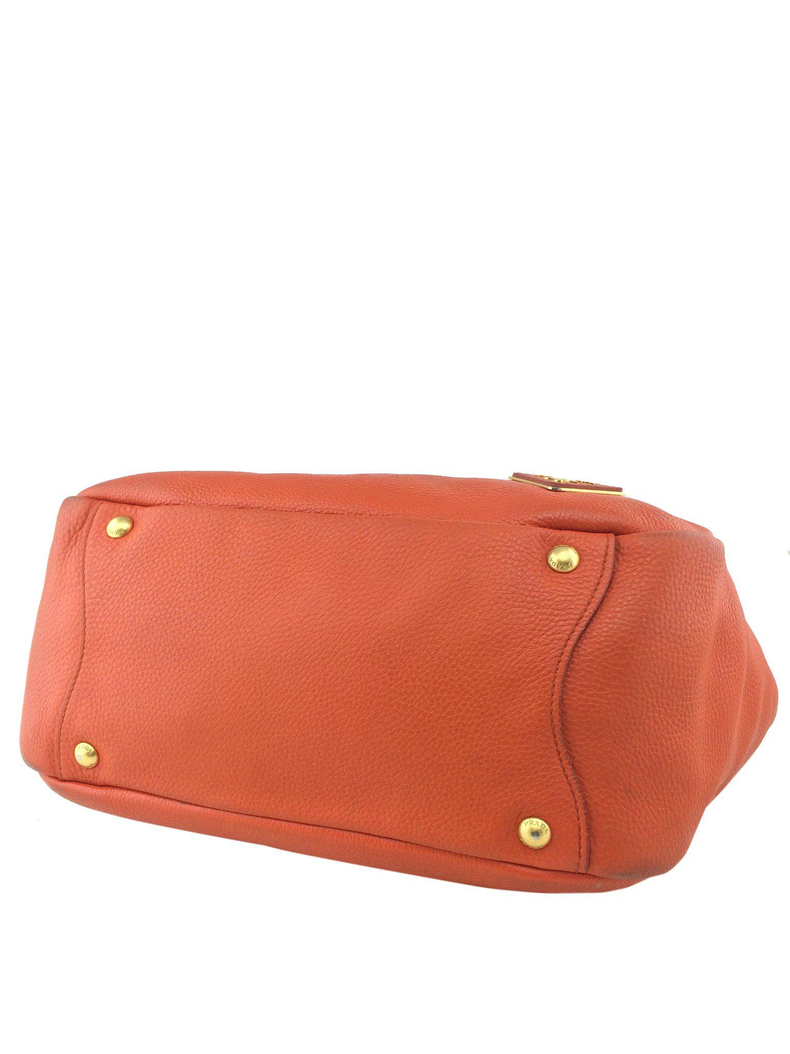 Prada Vitello Daino Leather Side Pocket Tote Bag for Women | Luxury Designer Handbag with Zipper Compartment | Perfect for Work, Travel & Everyday Use