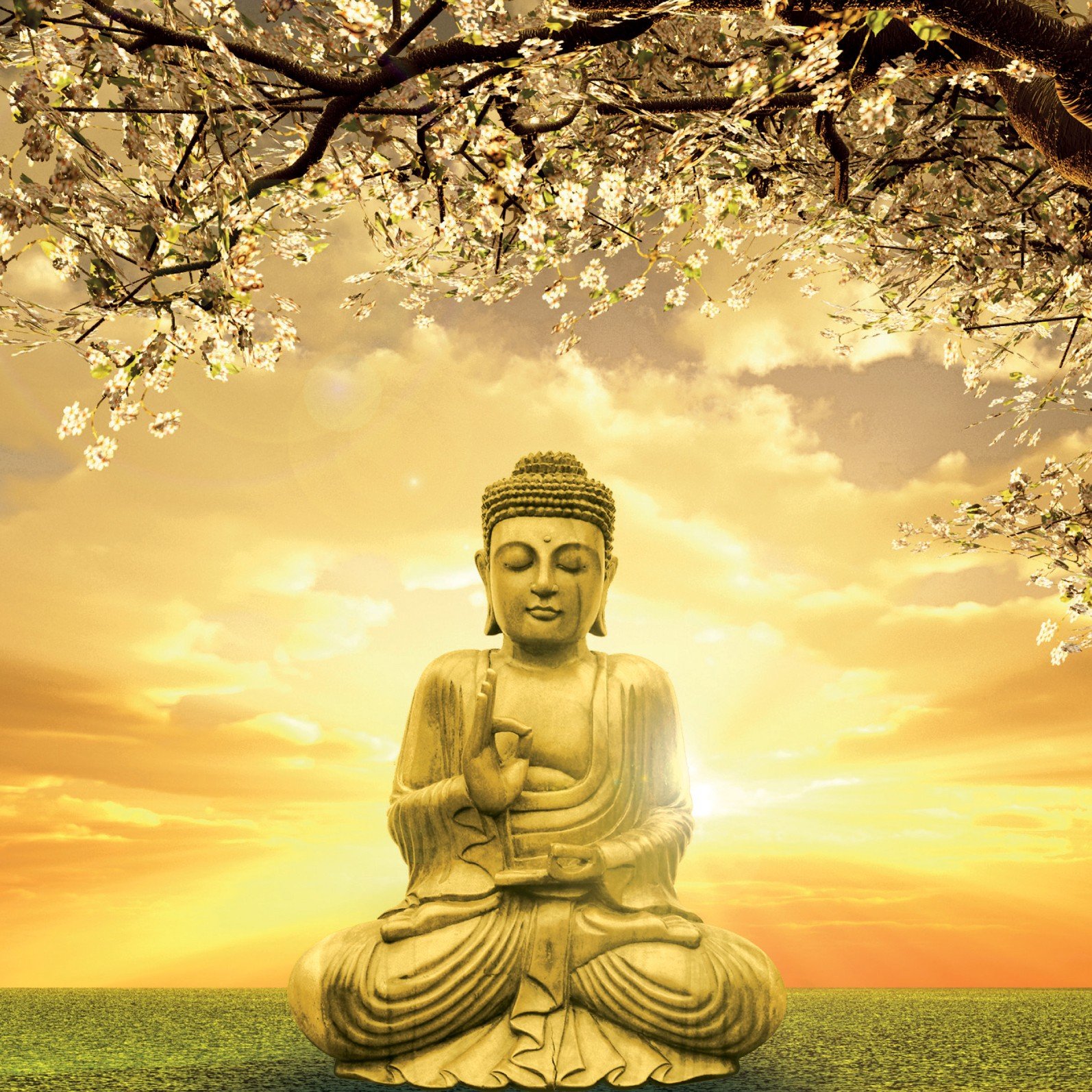 Buddha Greeting Card - Inspirational Spiritual Card for Meditation, Yoga & Mindfulness Practices - Perfect for Birthdays, Holidays & Special Occasions
