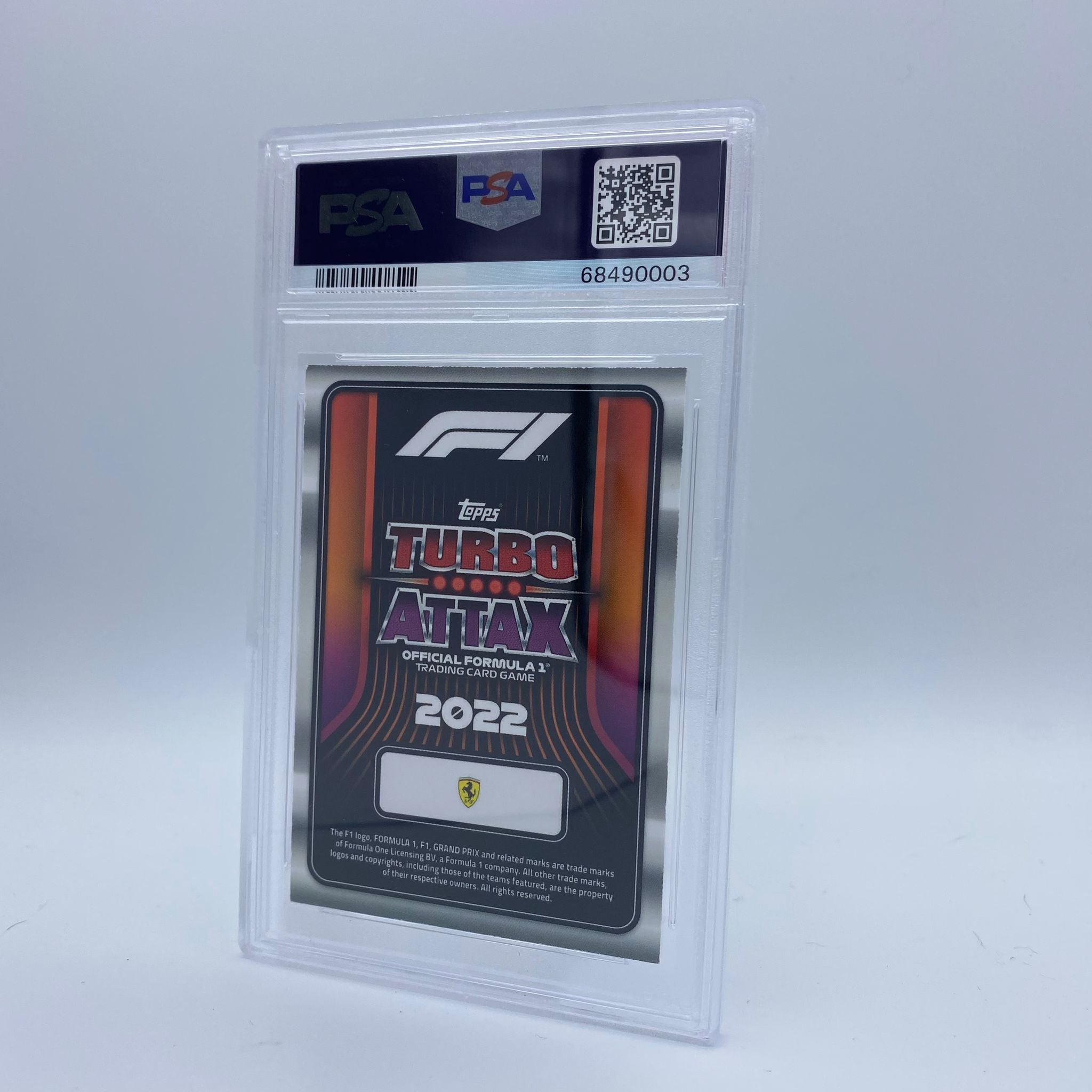 PSA 9 Graded Charles Leclerc Ferrari Red #LE5UR Turbo Attax 2022 Trading Card - Perfect for F1 Collectors, Sports Memorabilia Displays & Investment Collections