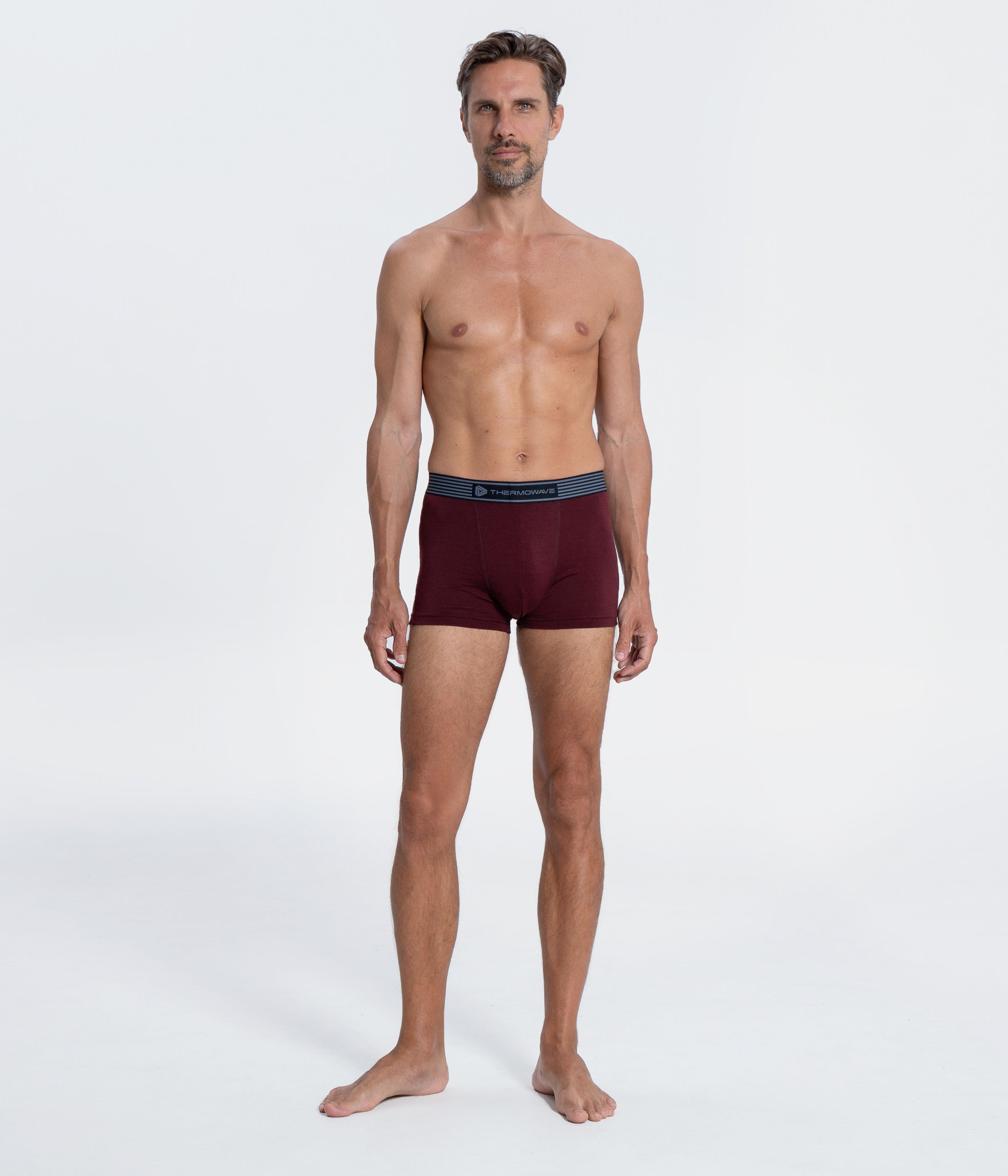 Premium Men's Merino Wool Boxer Briefs - Soft, Breathable & Odor-Resistant Underwear for Travel, Hiking & Everyday Comfort