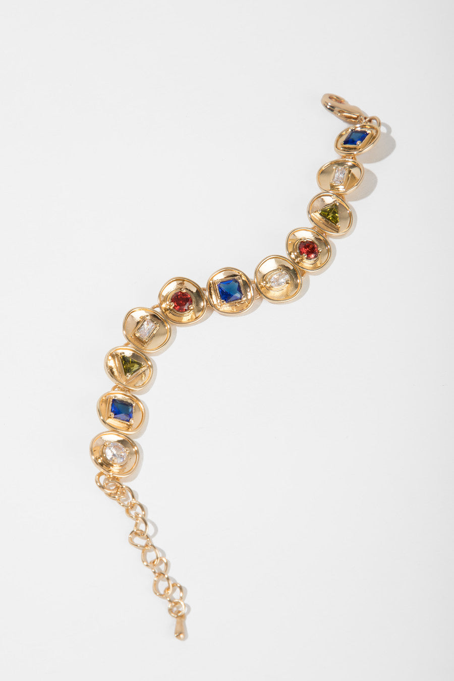 Divine Multi Charm Studded Bracelet for Women - Elegant Fashion Jewelry Gift for Birthday, Anniversary & Special Occasions | Perfect for Layering & Everyday Wear