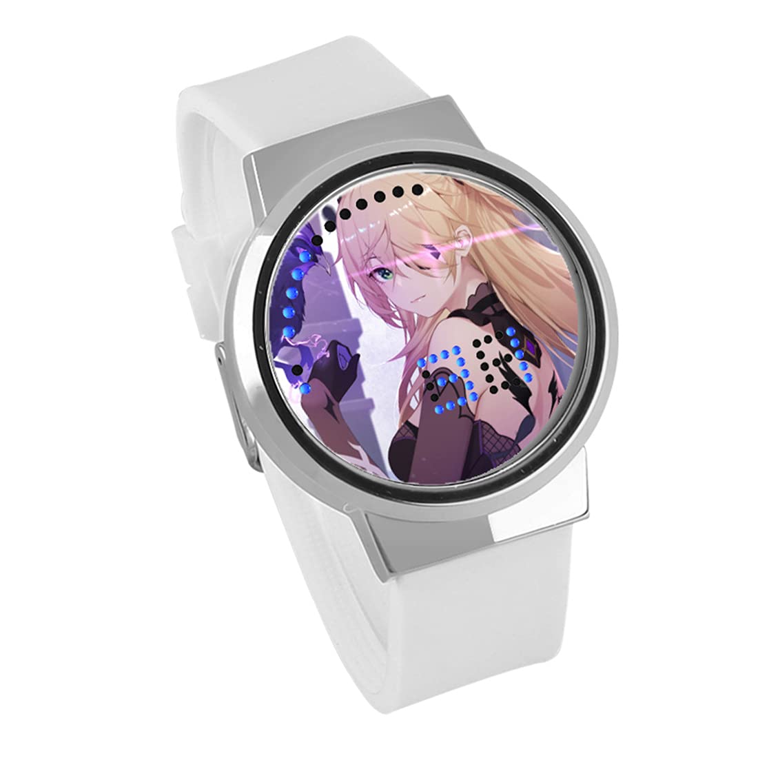 Waterproof LED Touch Screen Men's Watch - Trendy Anime Design for Outdoor Sports, Swimming & Daily Wear
