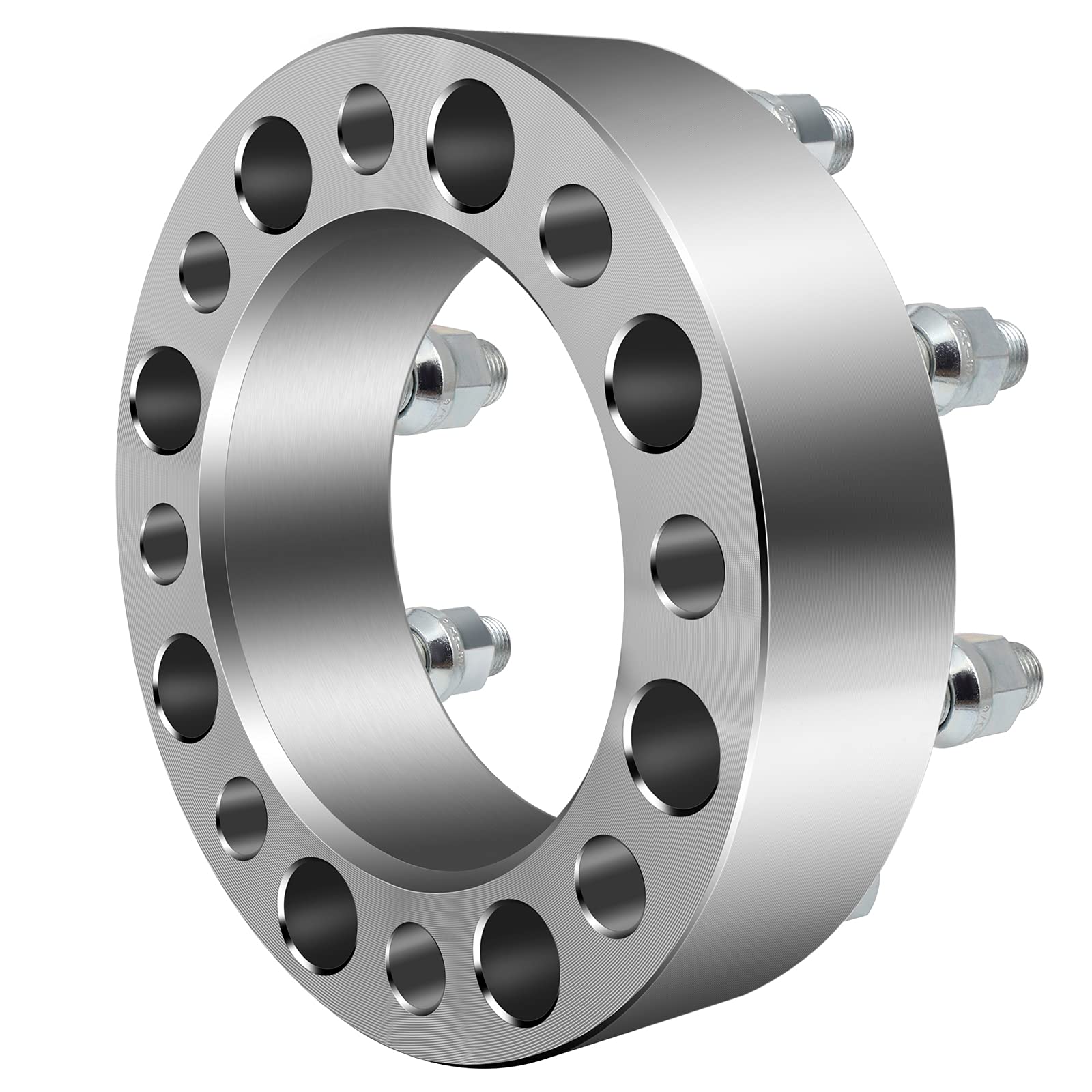 ECCPP 4-Pack 2-Inch 50mm Wheel Spacers 8x6.5 to 8x6.5 Bolt Pattern 8x165.1 to 8x165.1 Hub Centric - Compatible with Ram 2500/3500, Ford F250/F350 (9/16