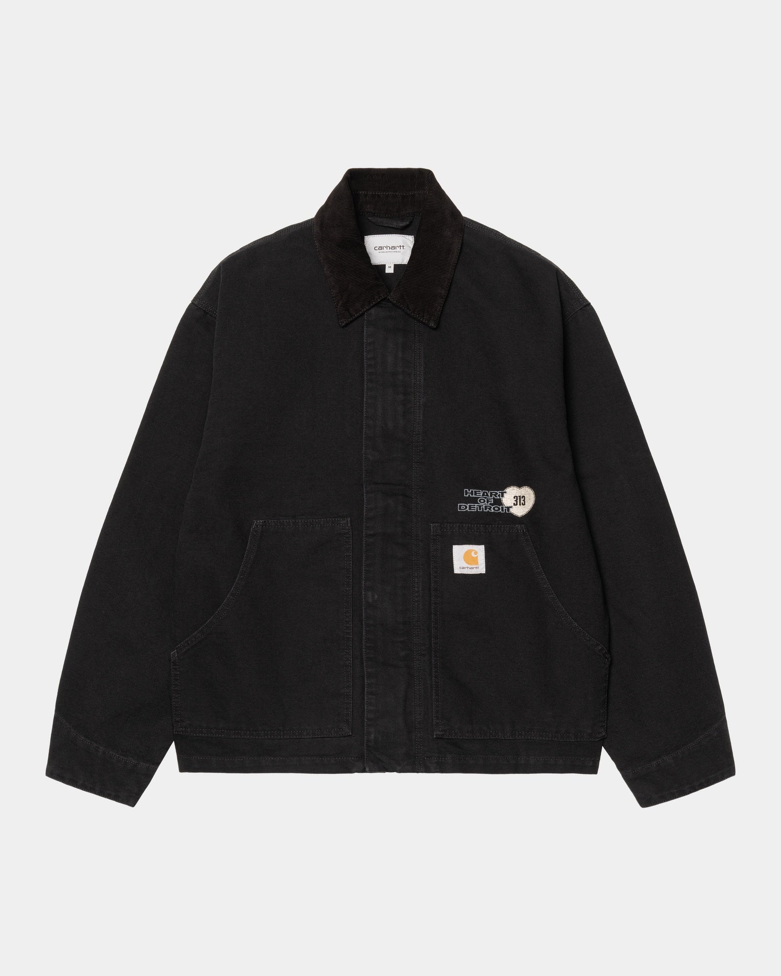 OG Arcan Graphic Jacket - Black Heavy Stone Wash Denim Jacket for Men | Streetwear Fashion, Urban Style, Casual Outerwear for Fall & Winter