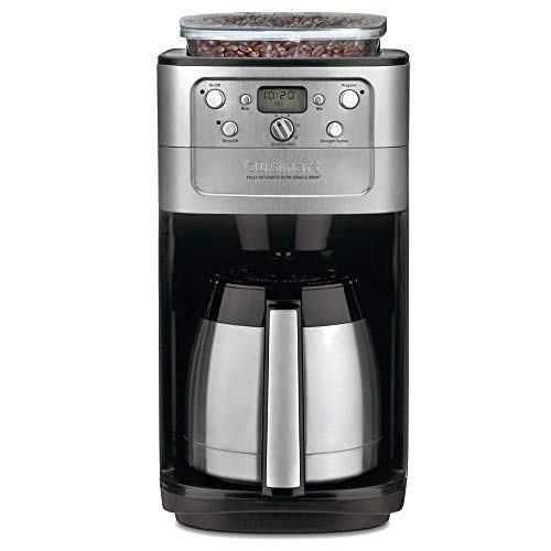 Cuisinart DGB-900BC 12-Cup Grind-and-Brew Automatic Coffee Maker with Fresh Bean Grinder - Perfect for Home, Office & Entertaining Guests