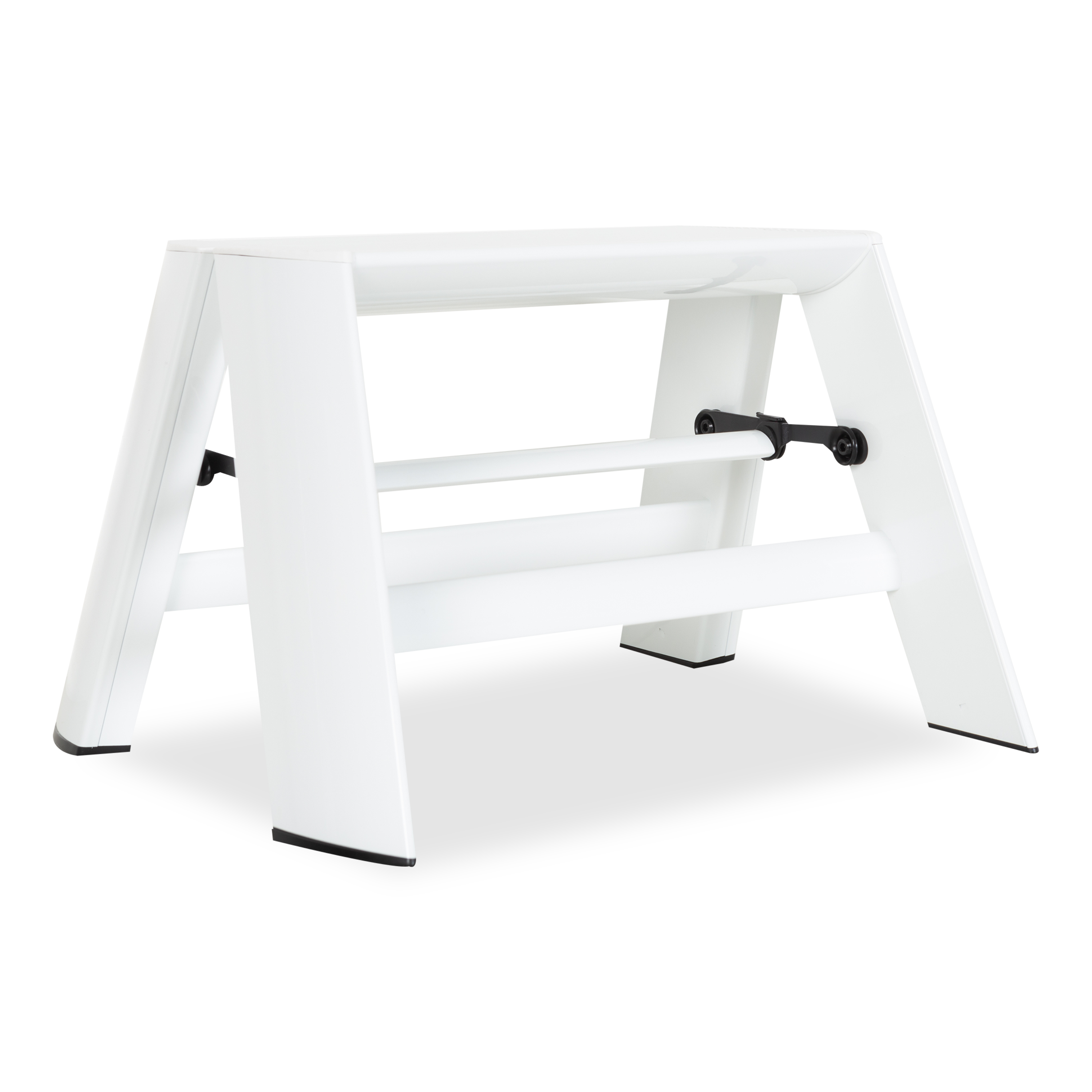 1 Step Ladder - Sturdy & Lightweight Aluminum Step Stool for Home, Kitchen, Garage - Non-Slip Safety Platform (Model 118186002015)