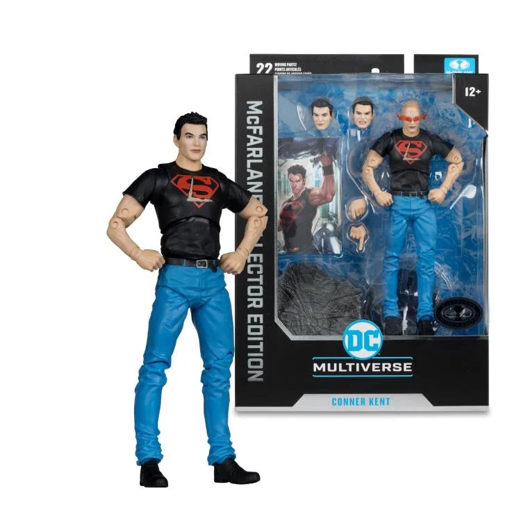 DC Multiverse Conner Kent Collector Edition Platinum (Chase) - Superboy Action Figure for DC Comics Fans & Collectors - Perfect for Display, Gifts, and Cosplay Accessories