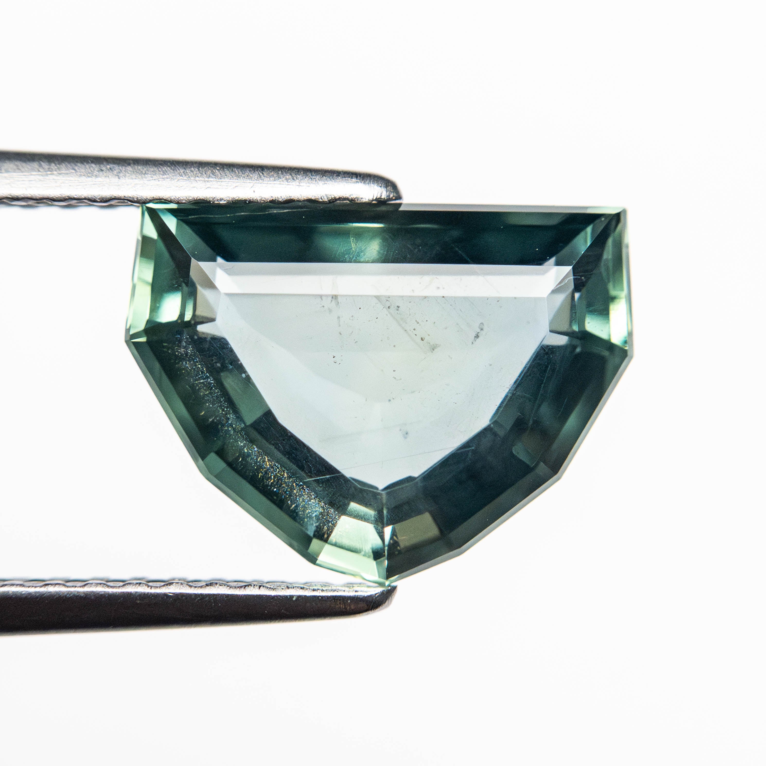 3.27ct Natural Blue Shield Step Cut Sapphire - 8.26x10.97x3.99mm Loose Gemstone for Engagement Rings & Fine Jewelry Making