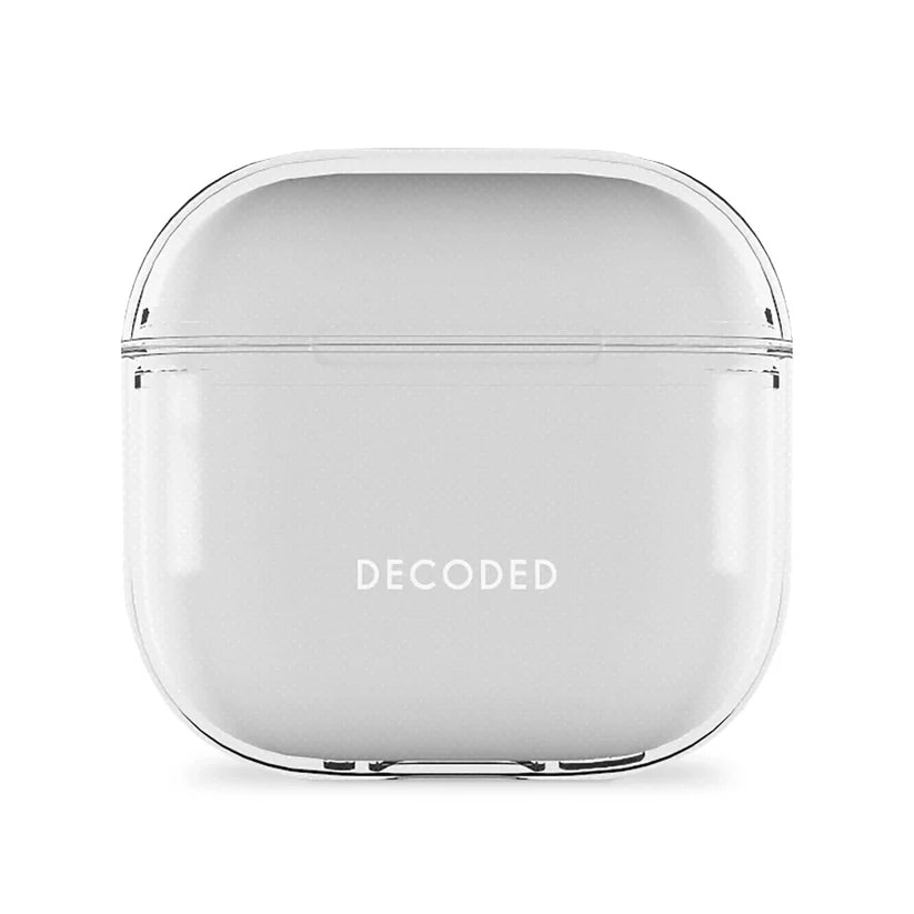 Case Decoded AirPods 4 Clear Protective Cover - Perfect for Gym, Travel & Everyday Use